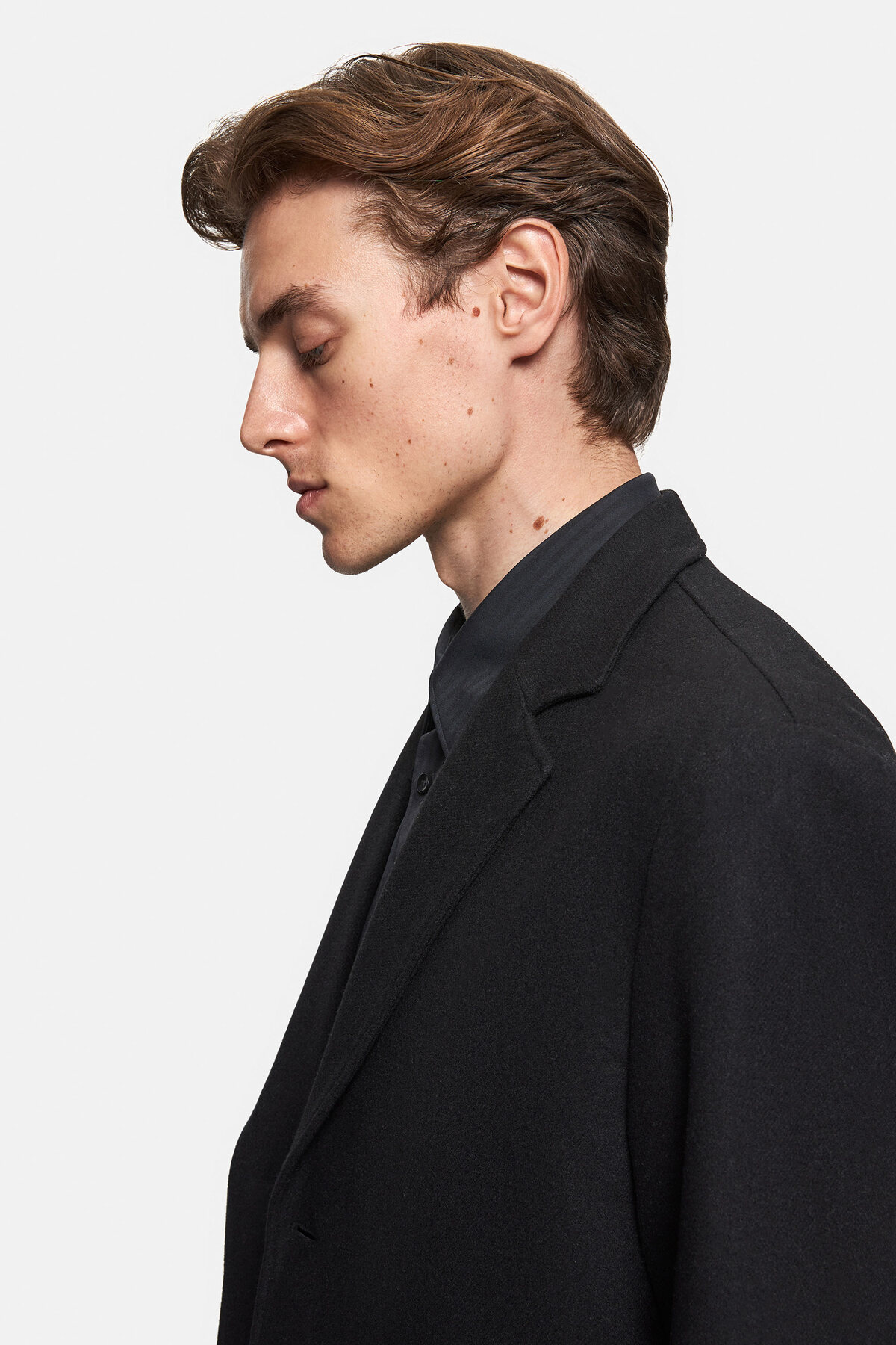 Slim Fit Siyah Palto — مشکی 5TF08MR17853M — تصویر 3 از 5