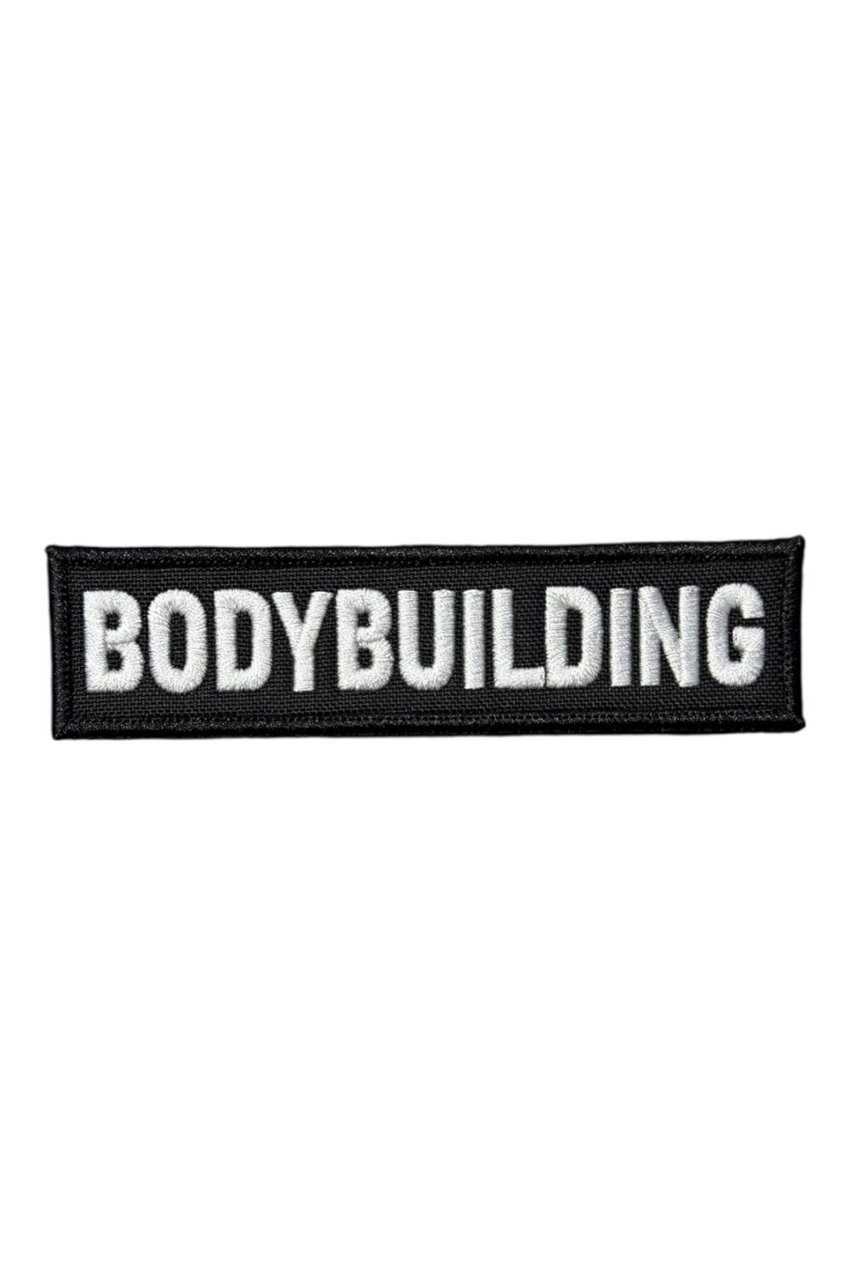 Ex Patch Siyah Zemin Bodybuilding Yazılı Patch Peç - 12x3 cm - Fiyatı ...