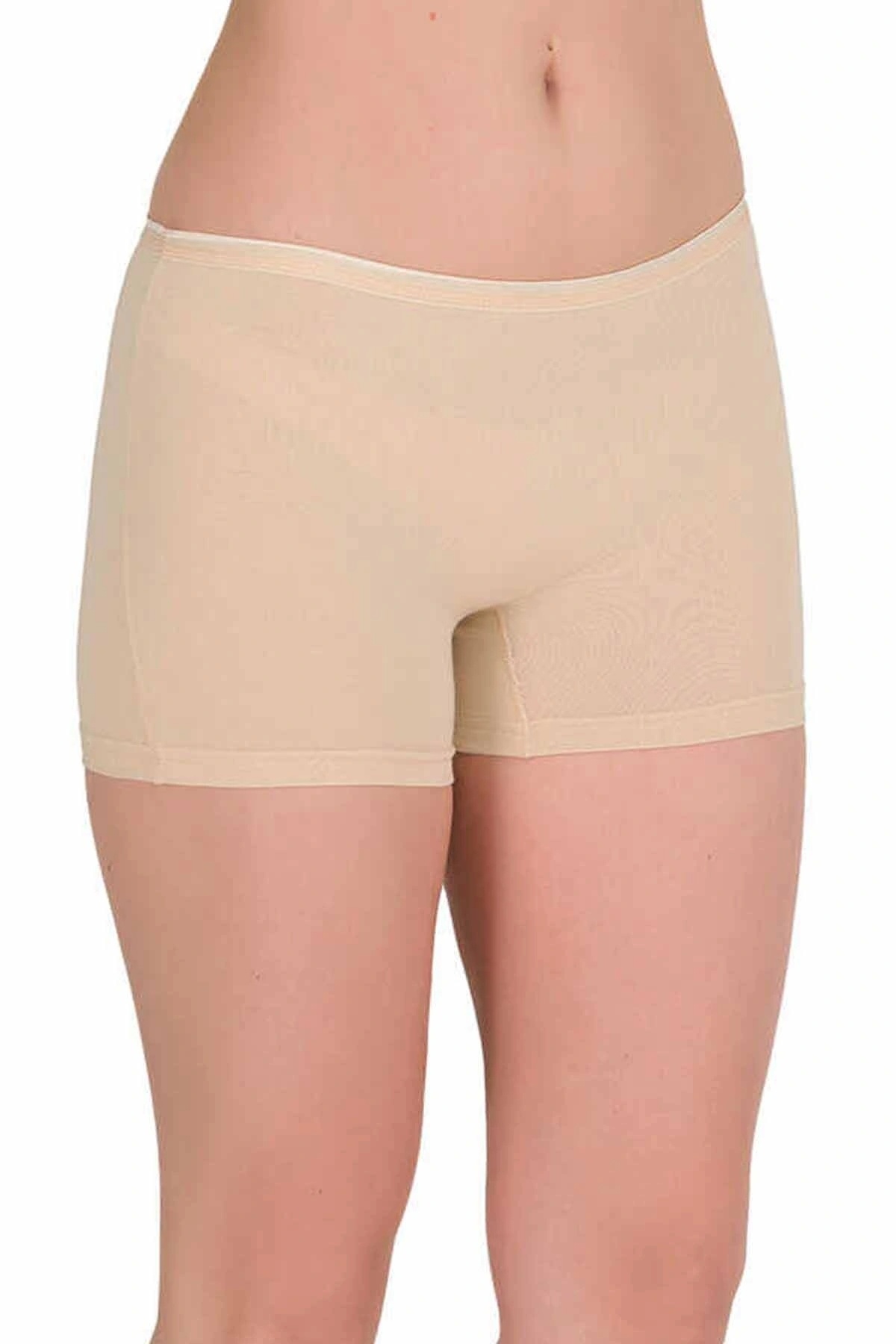 shopwave Likralı Kadın Boxer Ten 2101B