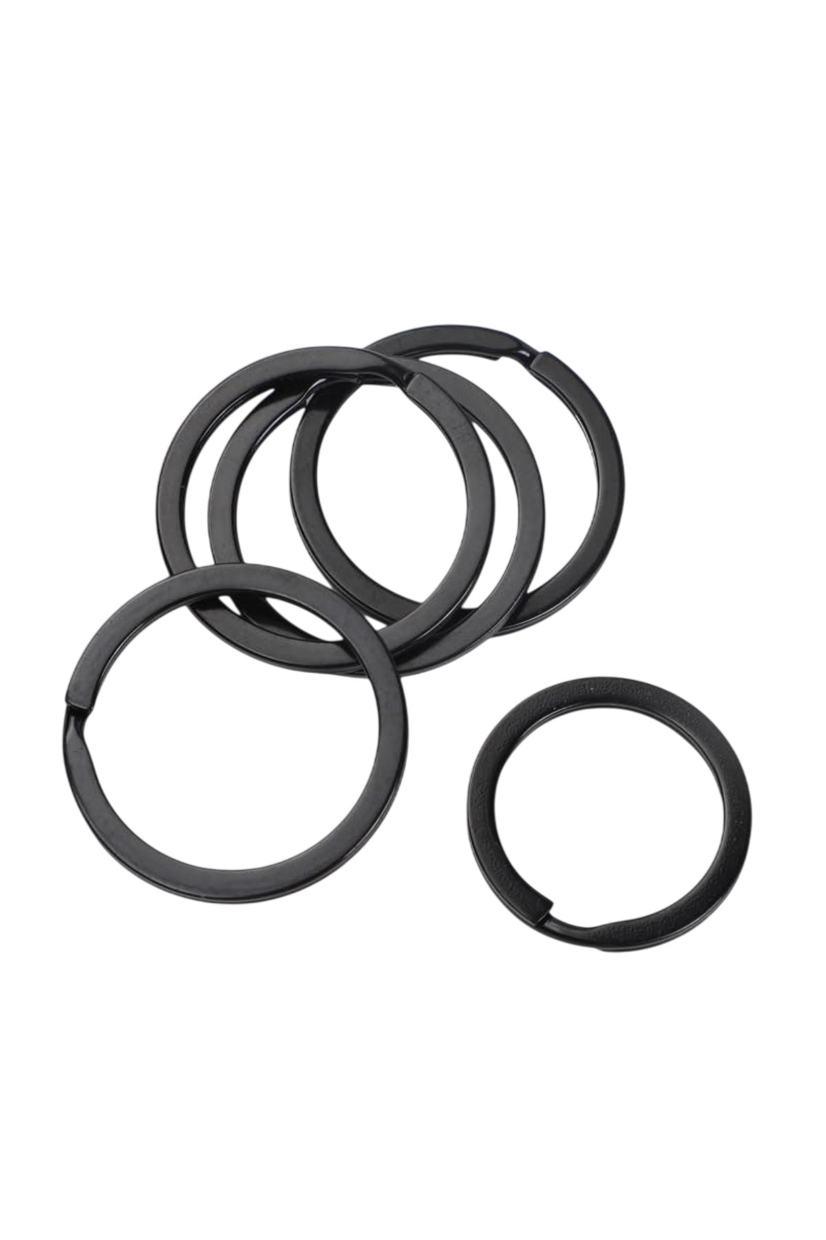 Veska Aksesuar 2.5cm Anahtarlık Halkası Ezme (50 Adet)