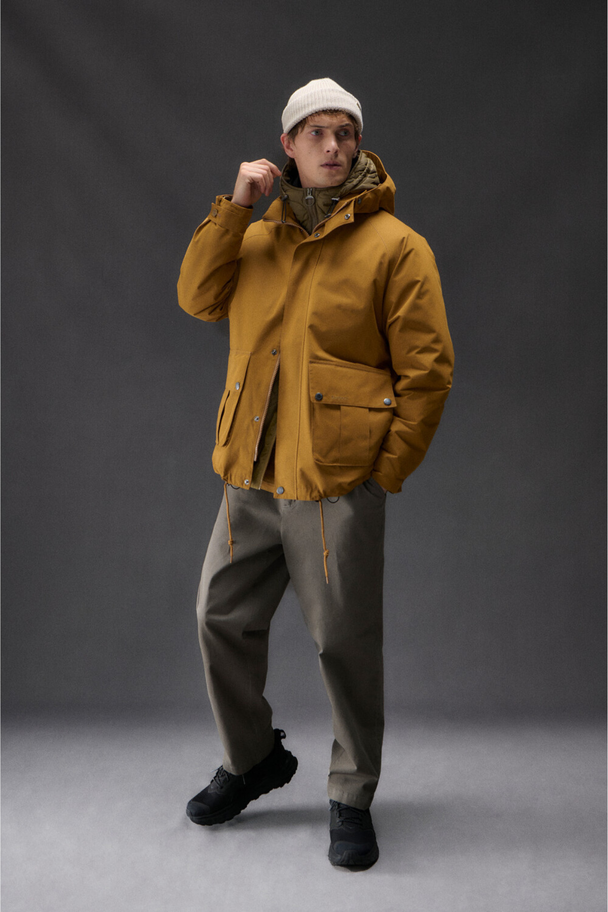 بارانی مردانه راسته | باربور Barbour MSP0153-0171 - تصویر 8