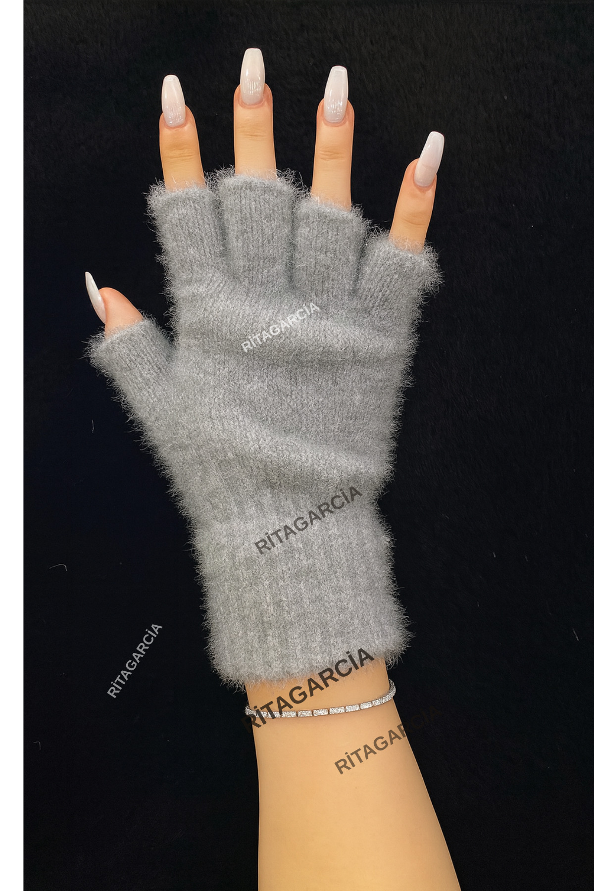 Ritagarcia Peluş Kesik Parmak Eldiven görsel 5