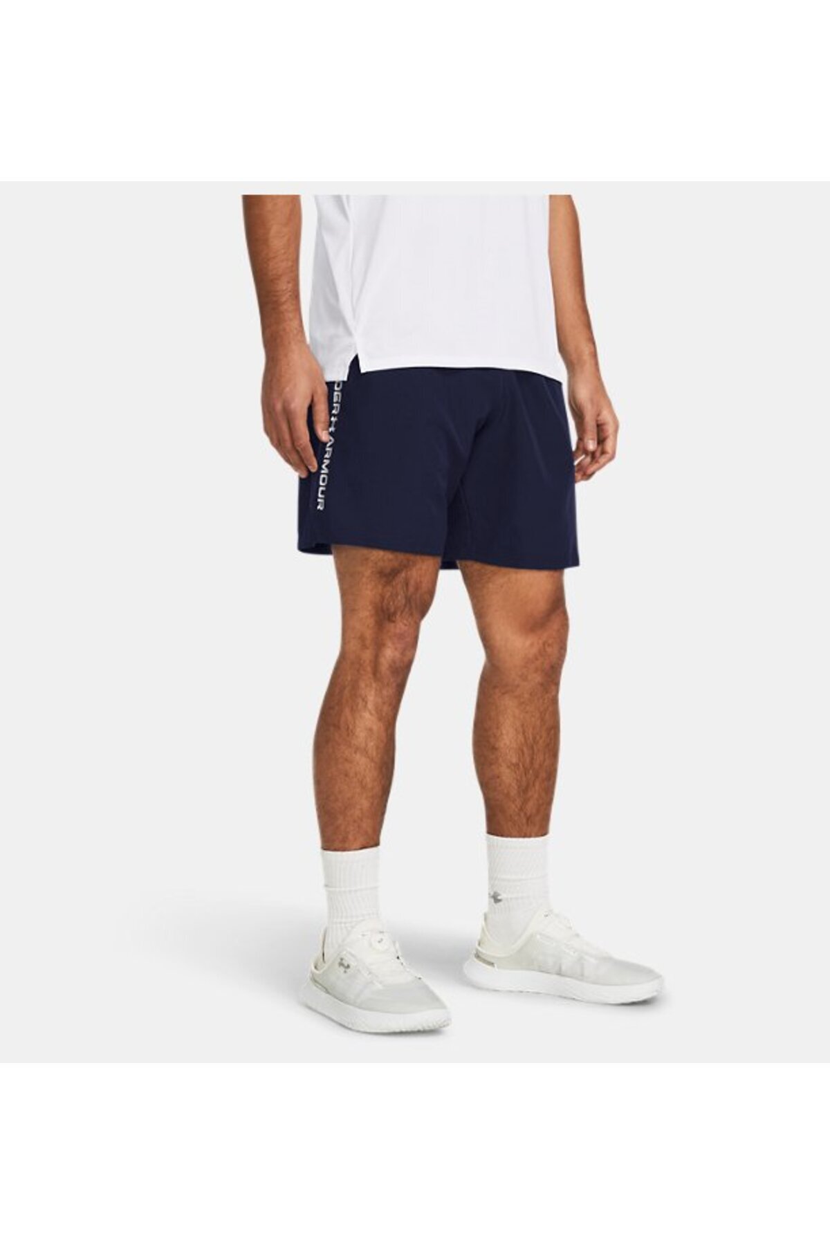 آندر آرمور شلوارک مردانه UA Tech بافته شده با حروف Wordmark، کد 1383356-410