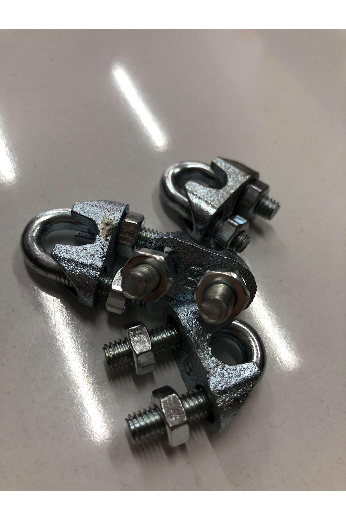 ASFER 8MM ÇELİK HALAT KLEMENSİ (4ADET)