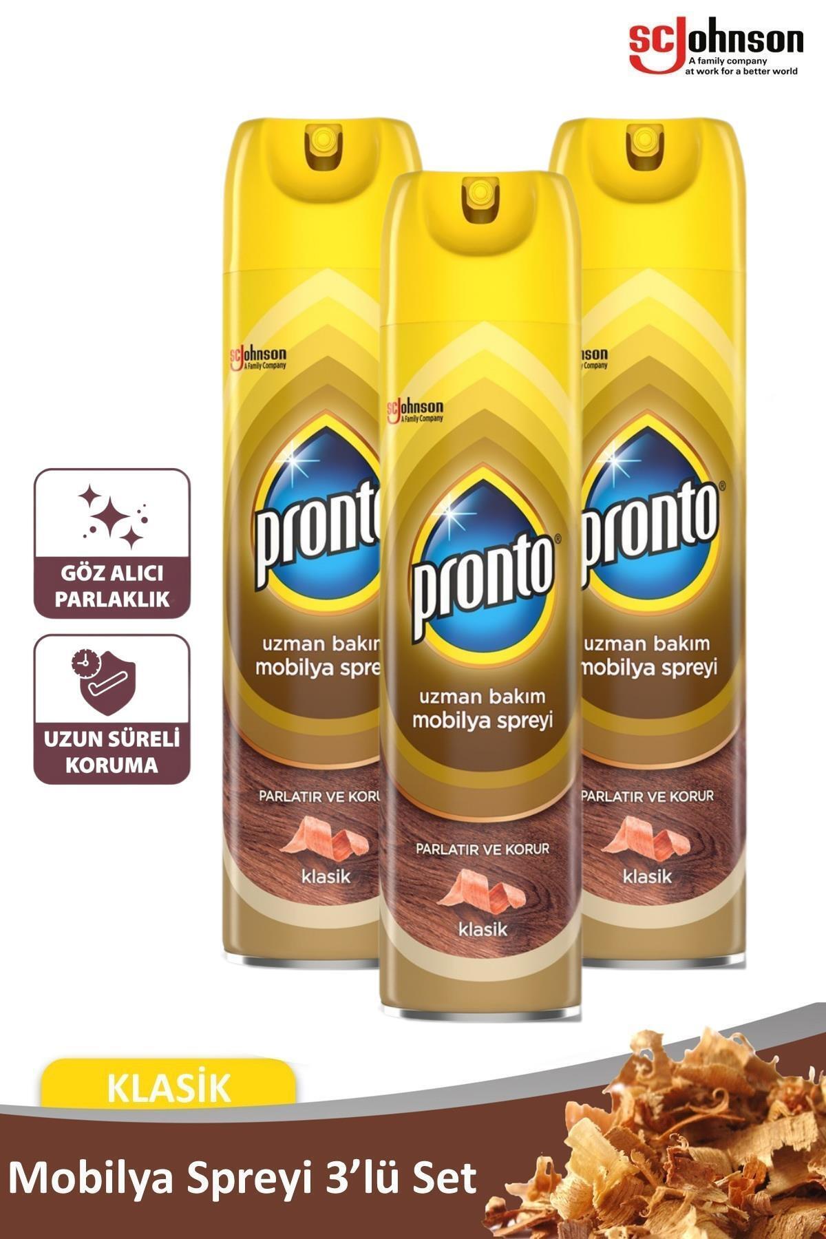 Pronto Mobilya Spreyi, Klasik 300ml 3'lü Set
