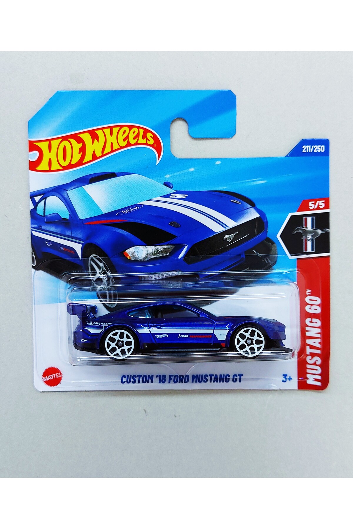 ②HotWheels CUSTOM '18FORDMUSTANG GTマスタング HOT WHEELS Custom '18 Ford Mustang GT ( 2025 Seri Model Araba