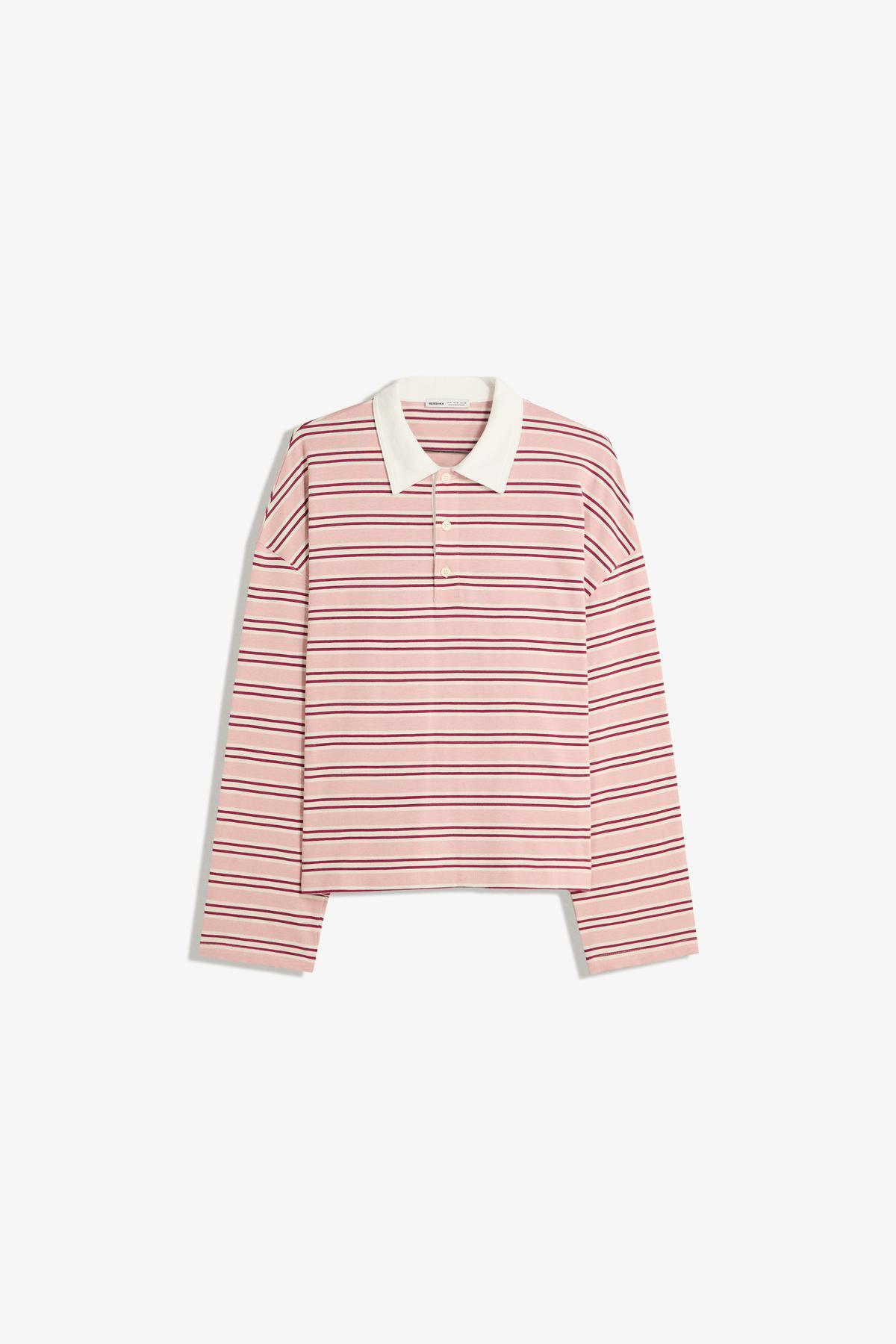 Bershka Uzun kollu polo tişört