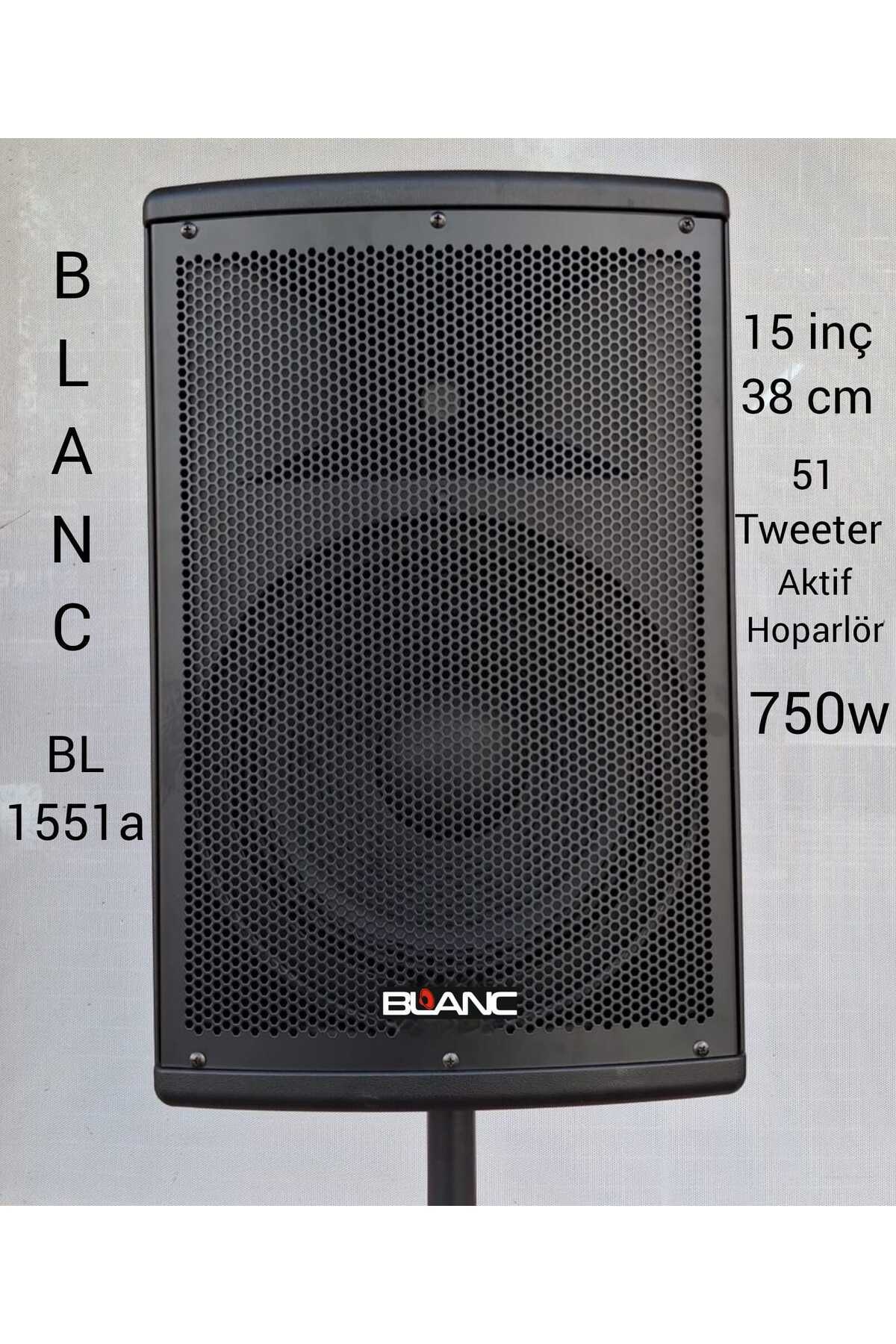 Blanc BL-1551a 15inç/38cm Aktif Hoparlör