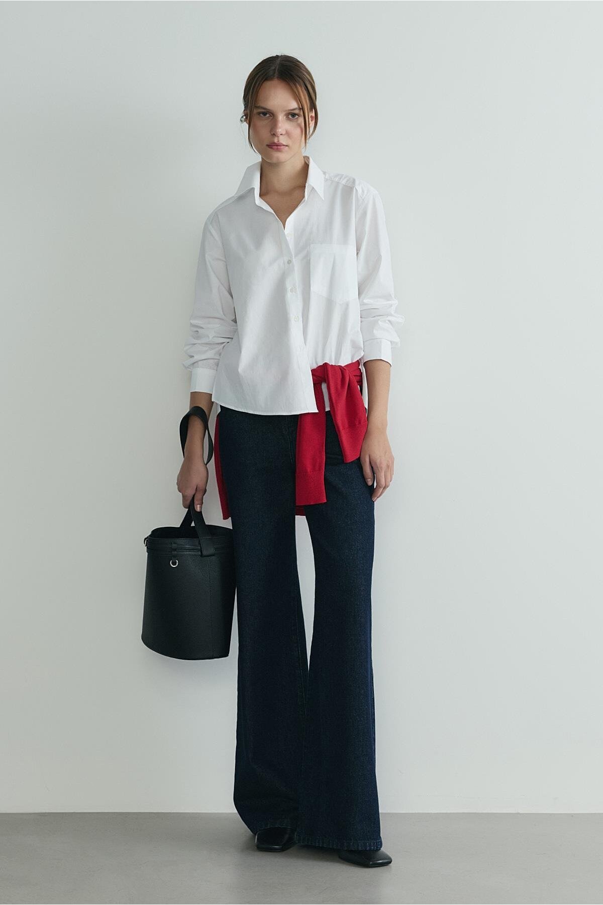 Suud Collection  Mavi 88 Wide Leg Jean - Görsel 5