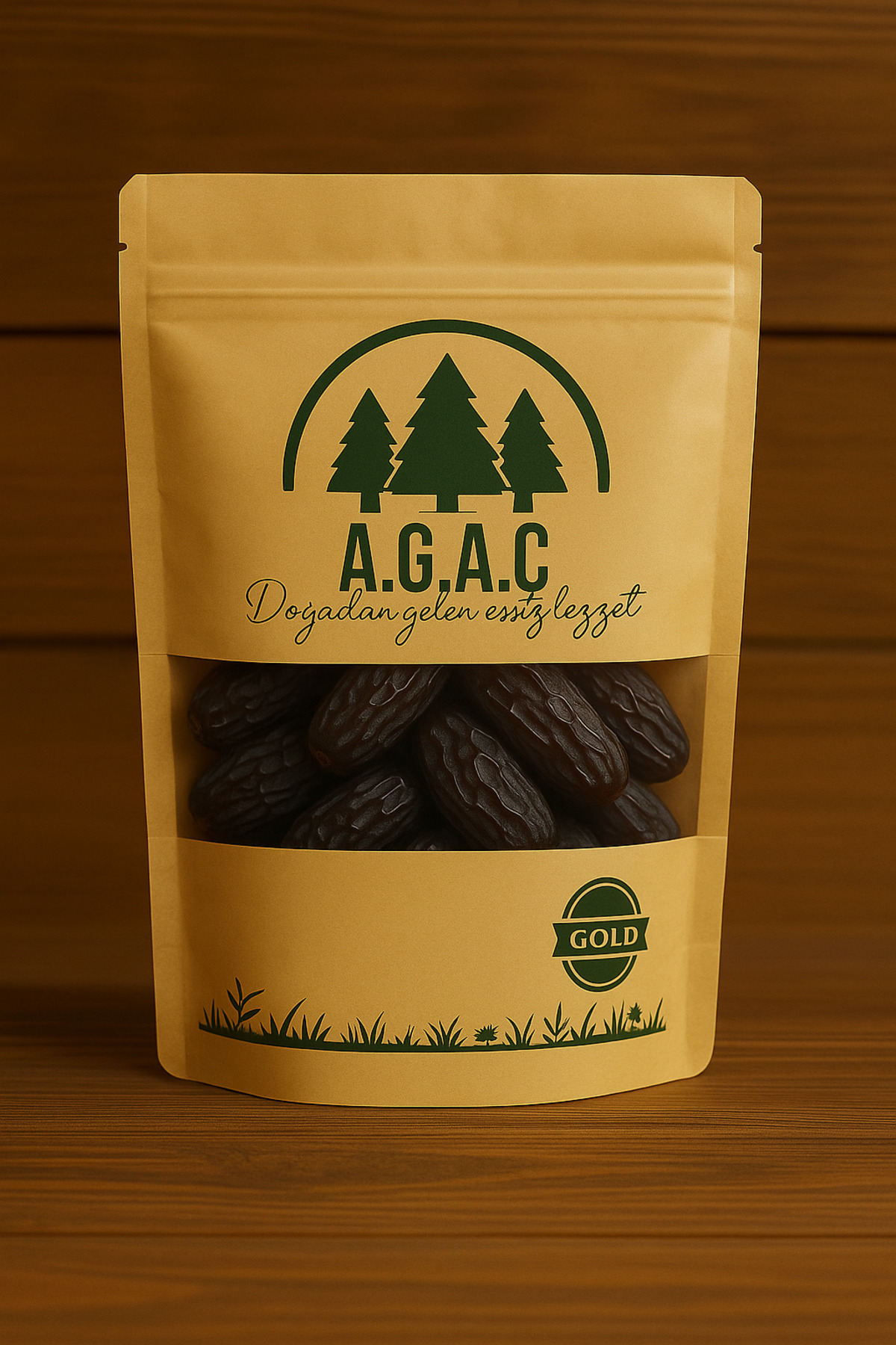 AGAÇ GOLD Kudüs Hurması JUMBO Boy 500 gr Katkısız, Şifalı
