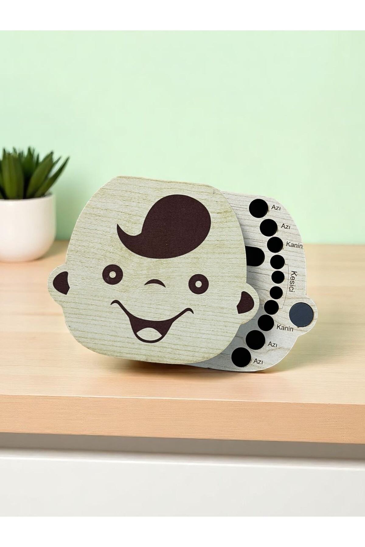 sly - Erkek Bebek Süt Dişleri Göbek Bağı Ve Saç Saklama Anı Albüm Kutusu Bebek Hediyesi fotoğrafı 4 (önizleme)