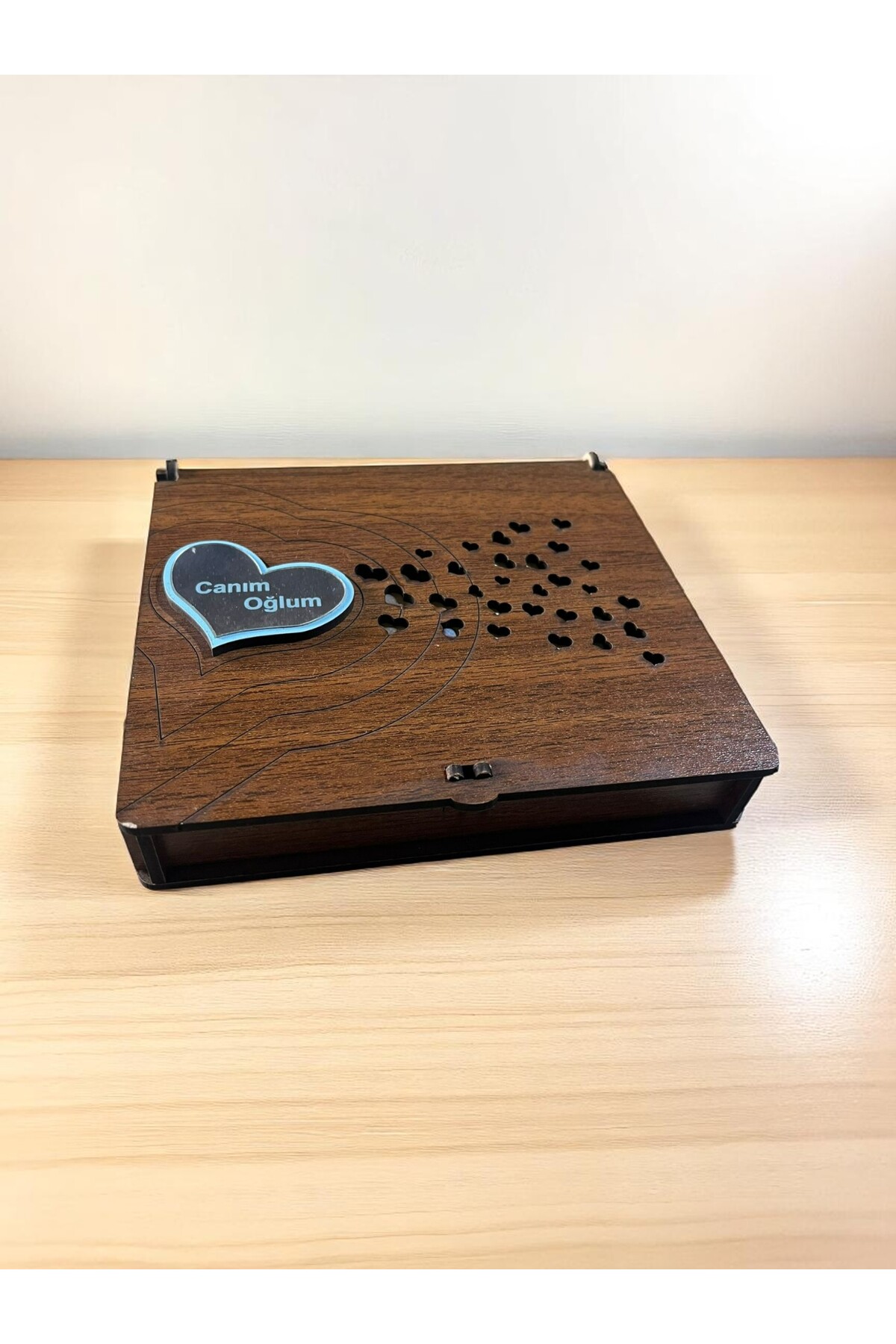 sly - Erkek Bebek Süt Dişleri Göbek Bağı Ve Saç Saklama Anı Albüm Kutusu Bebek Hediyesi fotoğrafı 2 (önizleme)