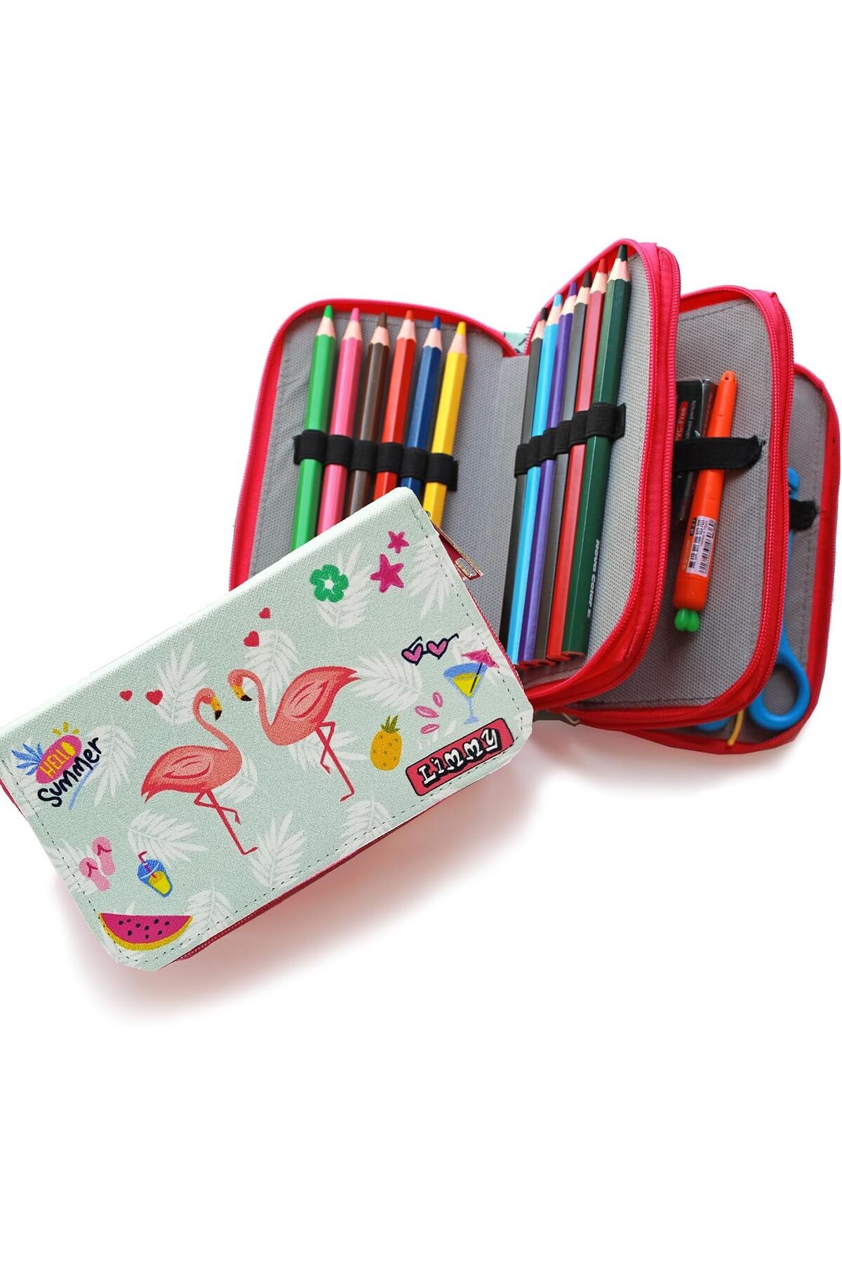 STOREMAX İkili Desenli Modelist Kutusu Vegan Deri Üç Bölmeli 1190698