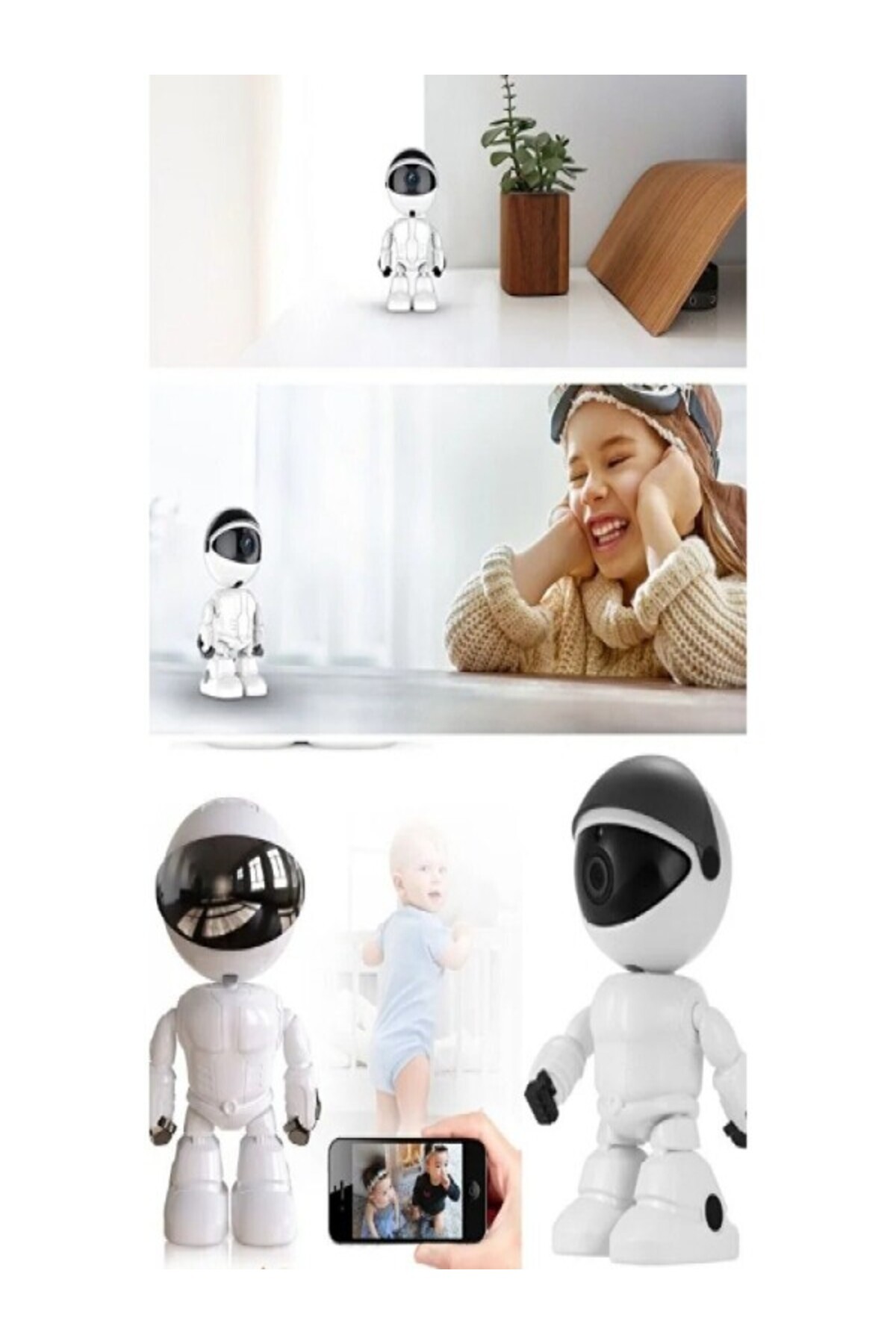 Store Bebek Kamerası Wi-Fi Robot Görünümlü fotoğrafı 5 (önizleme)