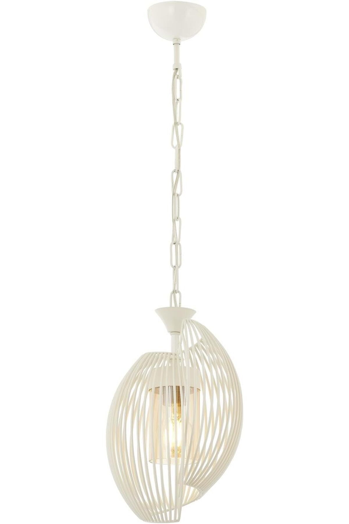 STOREMAX AV-60397-1BBY Beyaz Modern Avize E27 Metal Cam 20cm