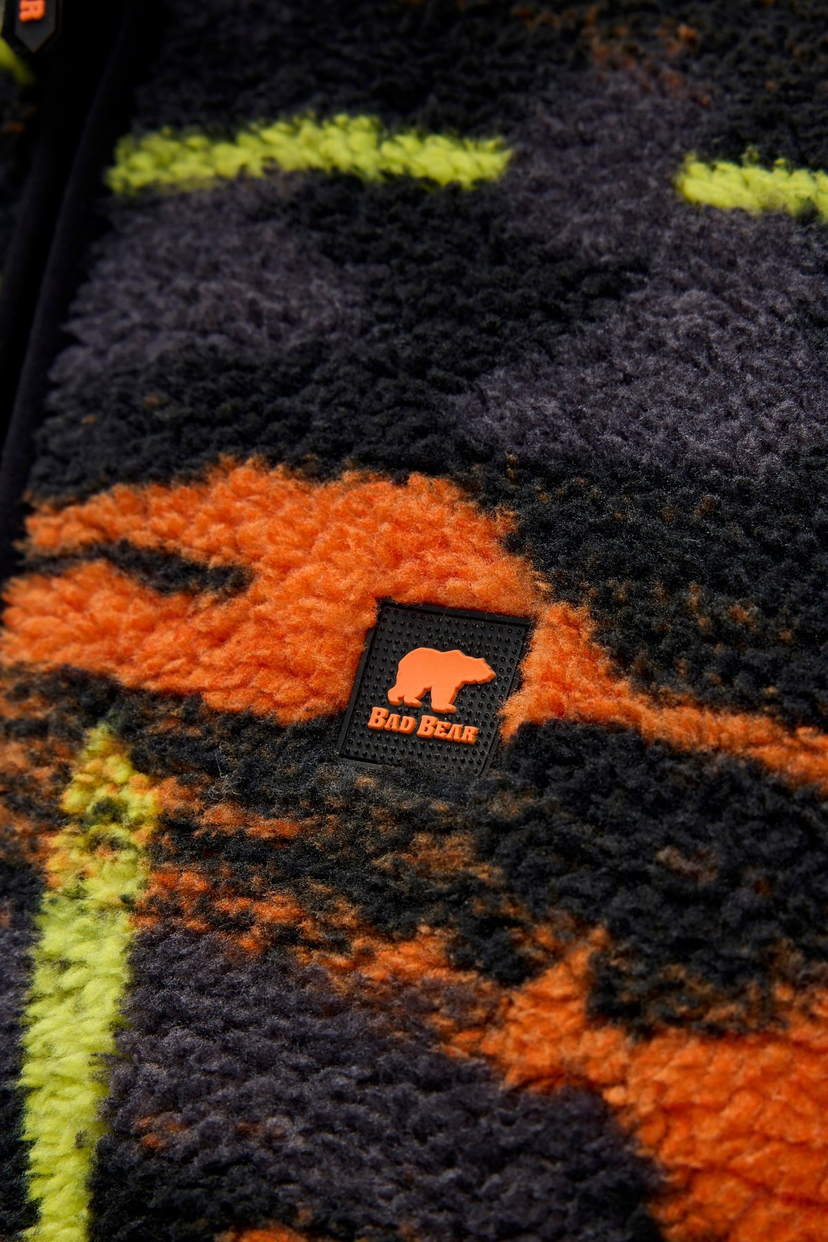 Bad Bear  Vernon Siyah Erkek Full-Zip Polar Sweatshirt - Görsel 5