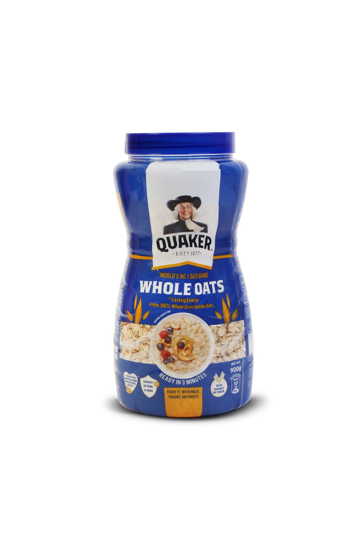 Quaker Whole Oats Jumbo 900 gNatural and Hearty Whole Grain Oats for Nutritio...
