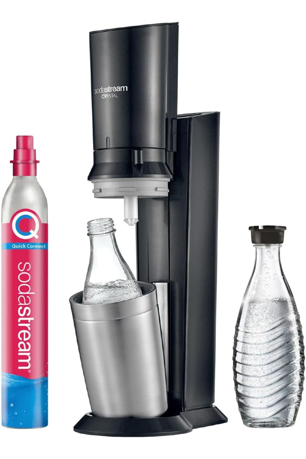 sodastream Crystal 3.0 Soda Makinesi - Cam Şişe ile Taze ve Pratik