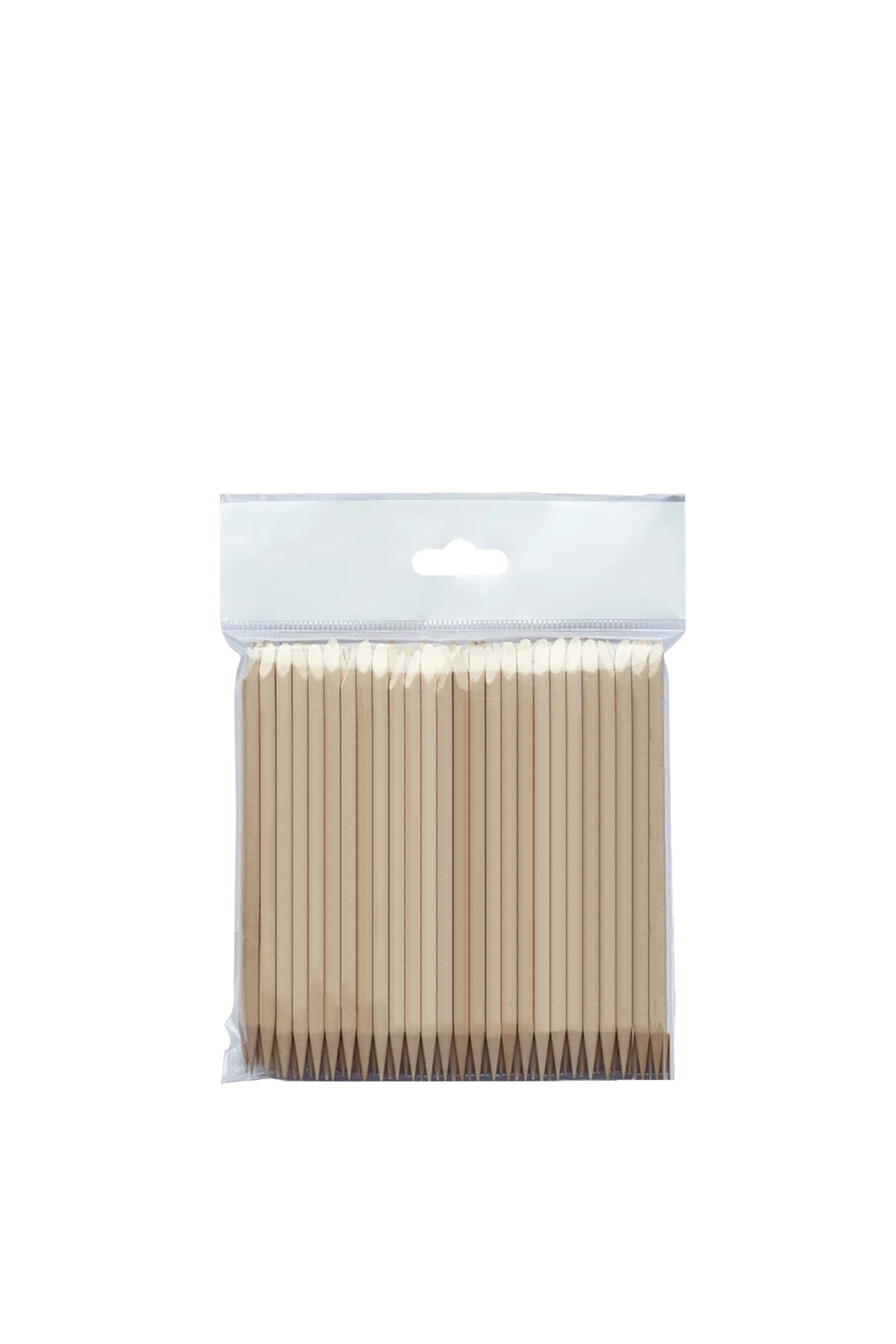 STALEKS Portakal Manikür Çubuğu Ahşap Tırnak Eti İtici 110 mm 100 Adet