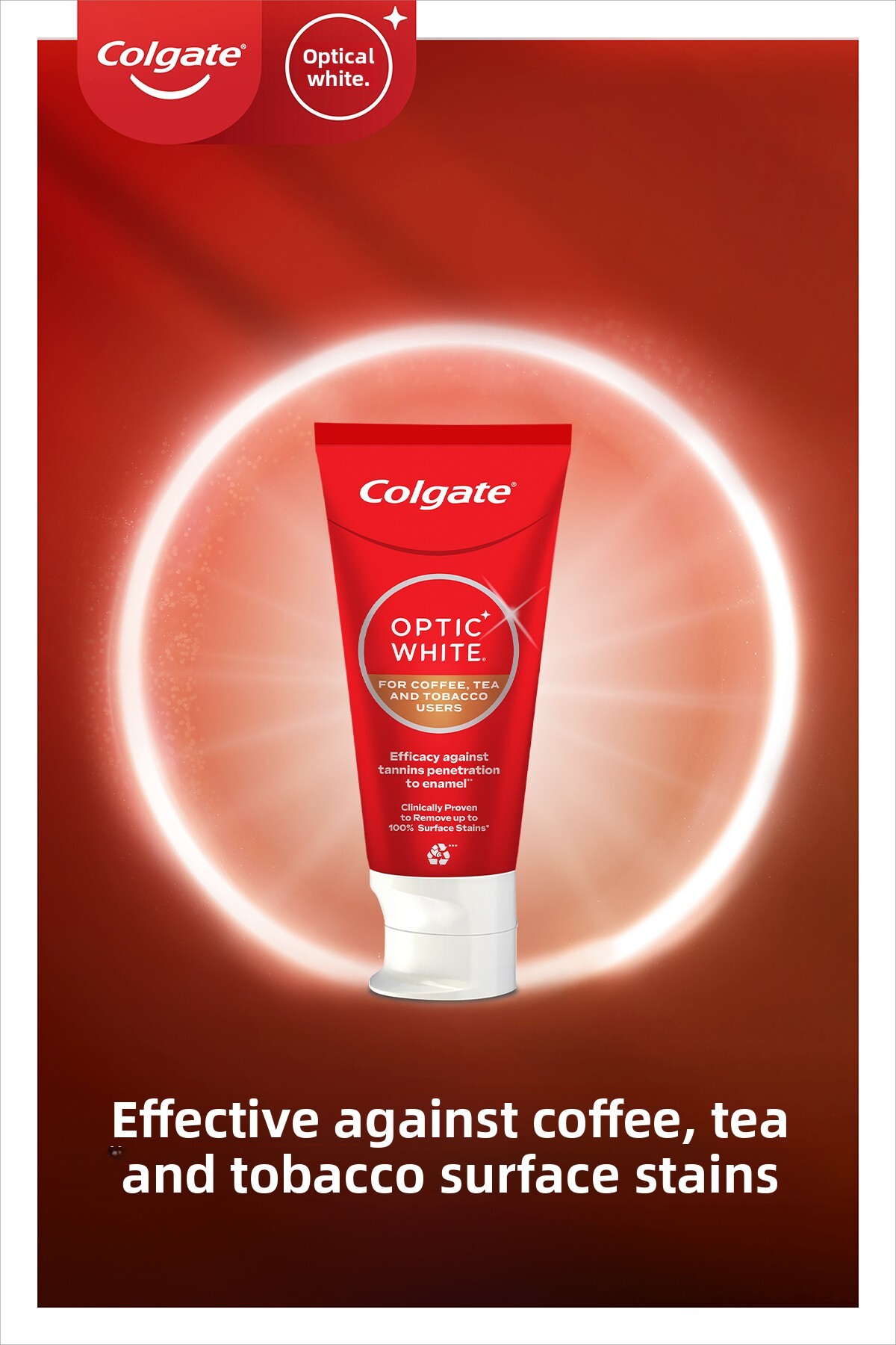 colgate tobacco toothpaste Colgate Optic White Whitening Toothpaste for Coffee, Tea and Tobacco Users  50 ml X 2 Pcs- Trendyol