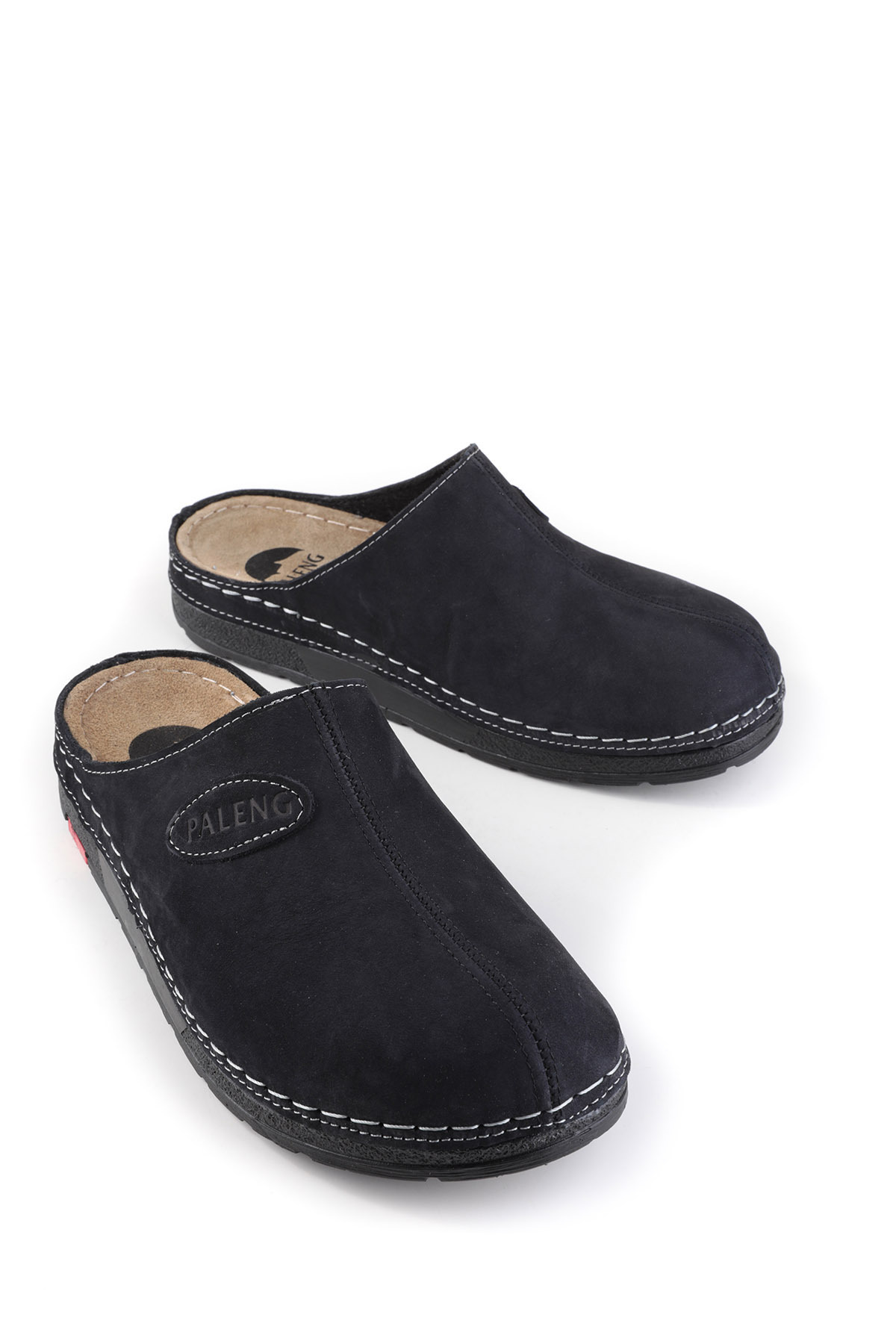 Paleng  Gezer Kışlık Hakiki Deri Erkek Terlik - Görsel 3