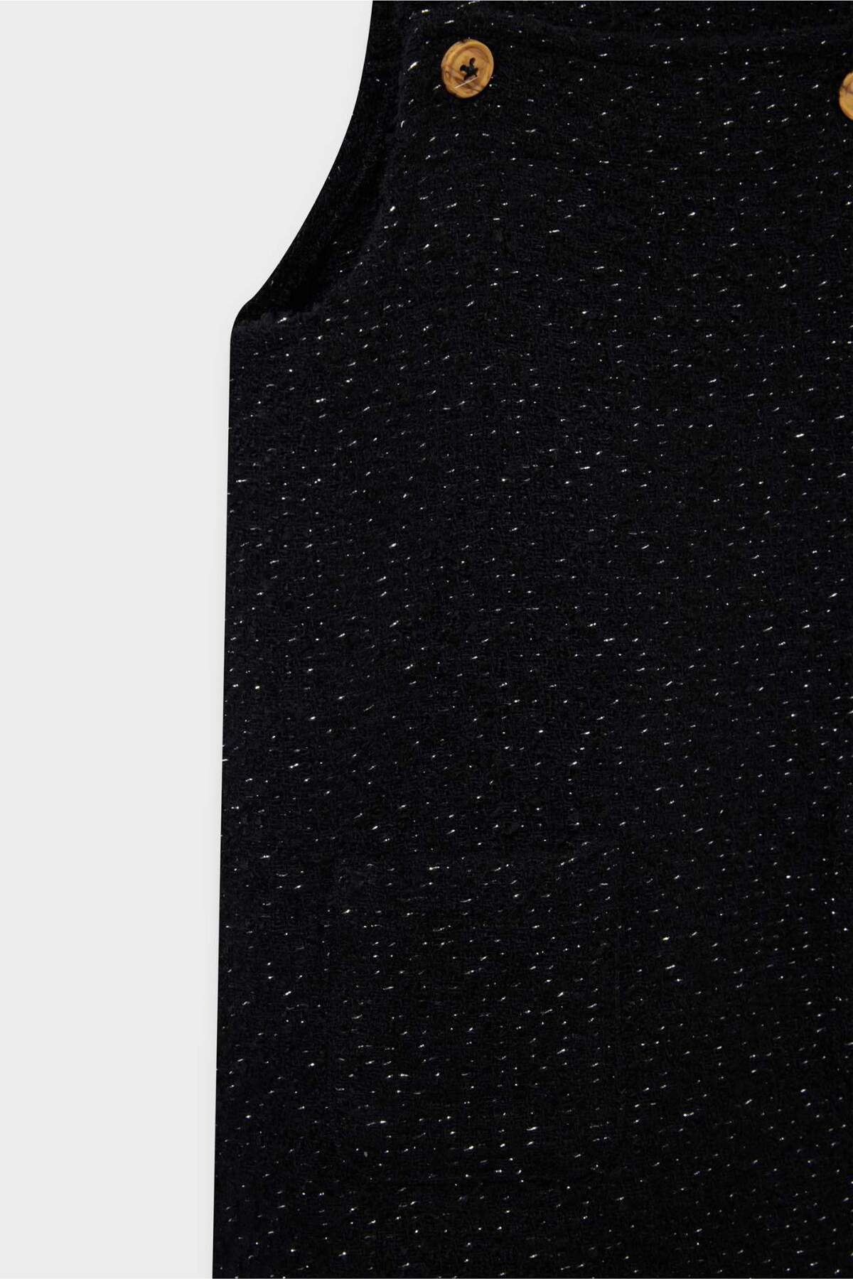Defacto Tweed Salopet Elbise Kız Bebek D3076A524AU fotoğrafı 2 (önizleme)