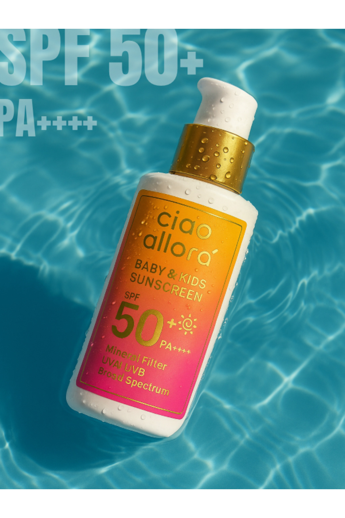 Ciao Allora SPF 50+ Bebek Güneş Kremi Baby&Kids Sunscreen fotoğrafı 5 (önizleme)