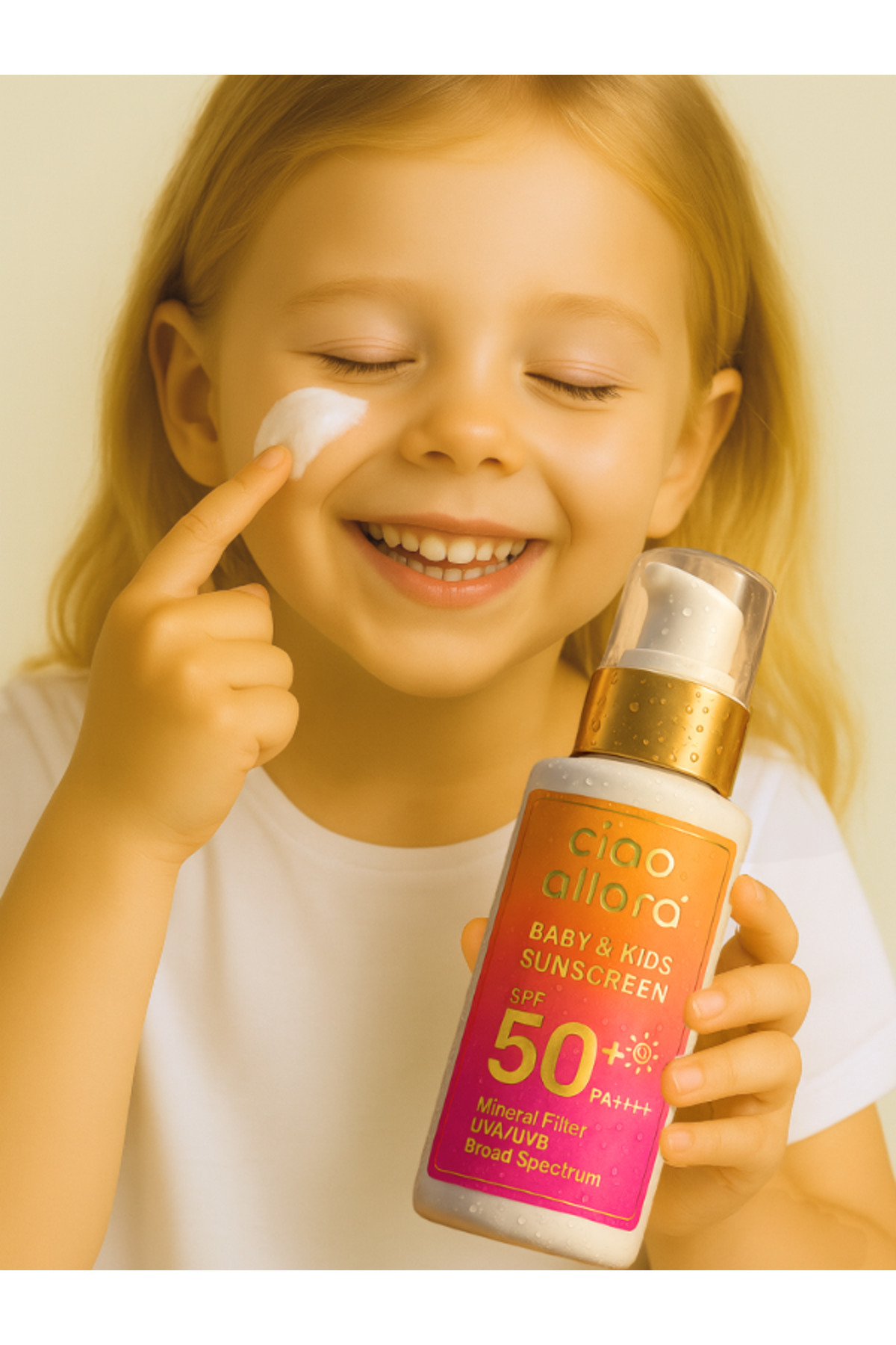 Ciao Allora SPF 50+ Bebek Güneş Kremi Baby&Kids Sunscreen fotoğrafı 7 (önizleme)