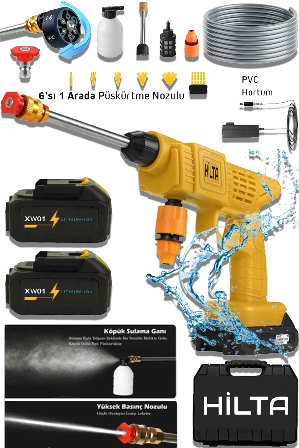 stanrayf Alman 120 PS Max Çift Akülü Bakır Sargılı Su Soğutmalı Prof Yüksek Basınçlı Bahçe Ve Oto Yıkama