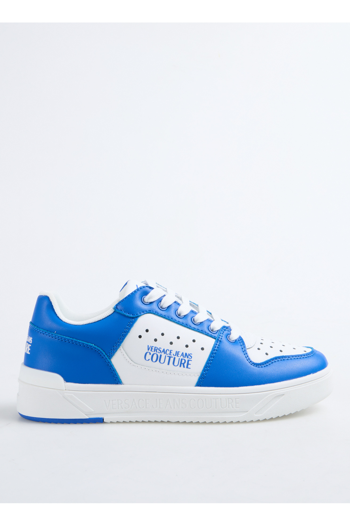 ورساچه جینز کوتور کفش کتانی مردانه سفید - آبی FONDO STARLIGHT DIS. SJ4