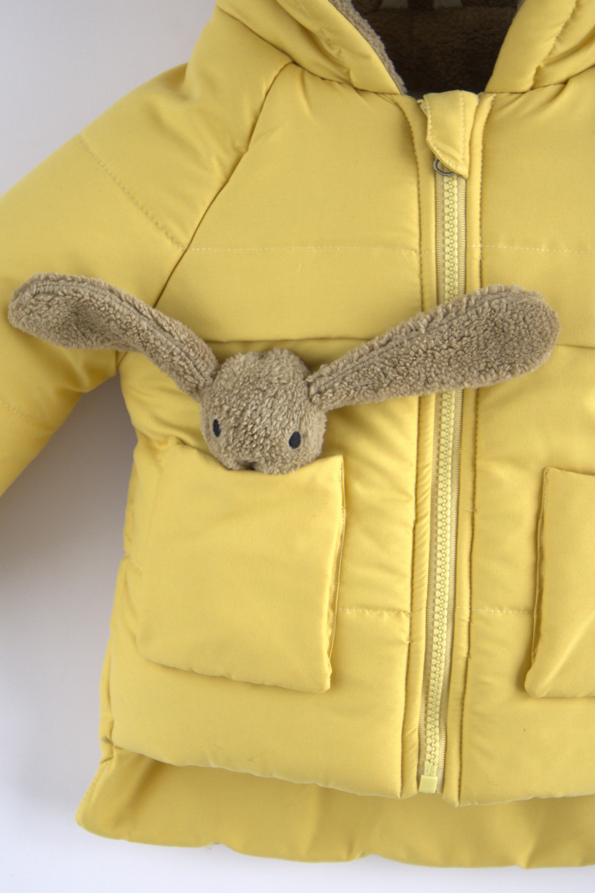 ekozmonot bebek tulumları Unisex Bebek Mont Su Geçirmez İç Kısmı Kalın Welsoft Kapşonlu Erkek Kız Çocuk Mont fotoğrafı 3 (önizleme)