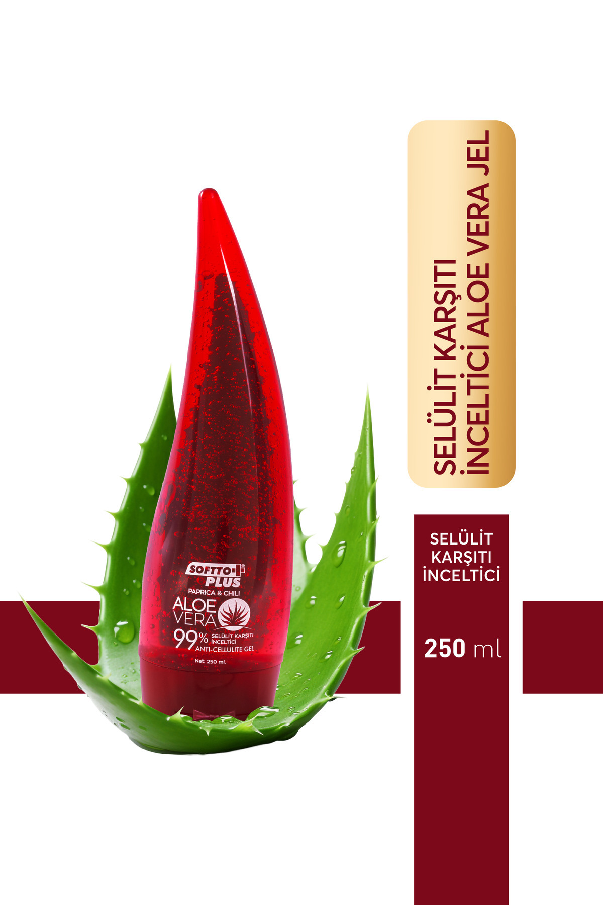 Softto Plus Aloe Vera Selülit Karşıtı Inceltici Jel 250 Ml