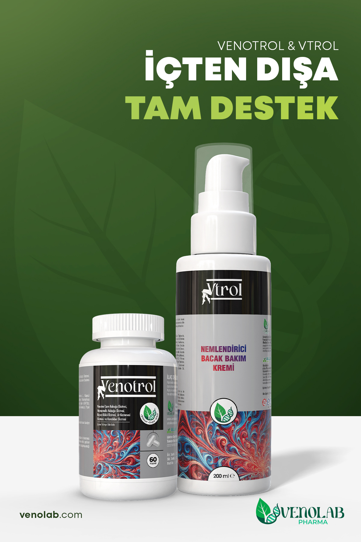200 ml Nemlendirici Bacak Bakım Kremi (V.ARİS, S.ELÜLİT, L.İPÖDEME ÖZEL) — YOK — تصویر 8 از 8