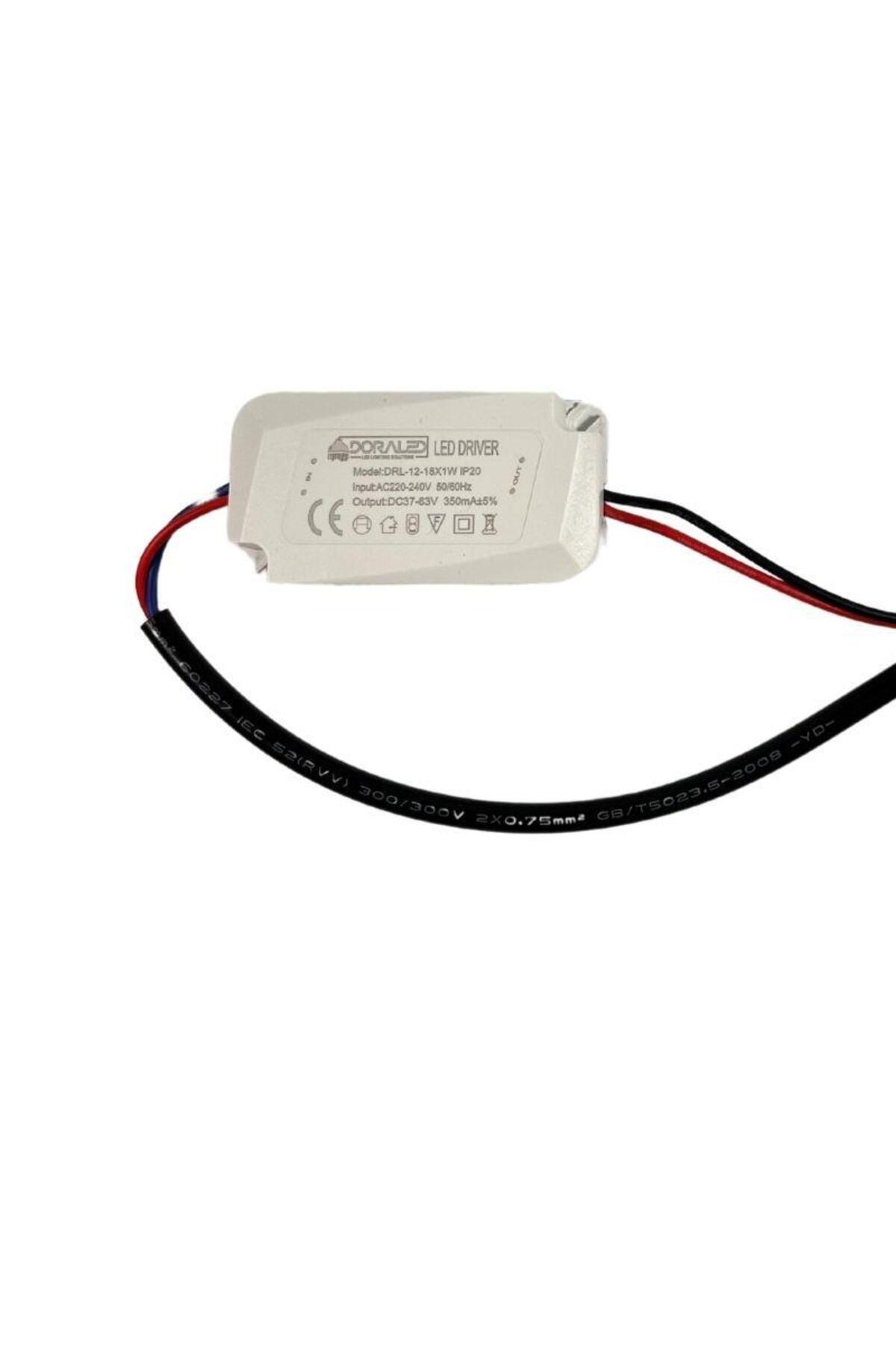 DORA LED 12-18X1W 350Ma 37-63V Power Led Driver IP20 Power Led