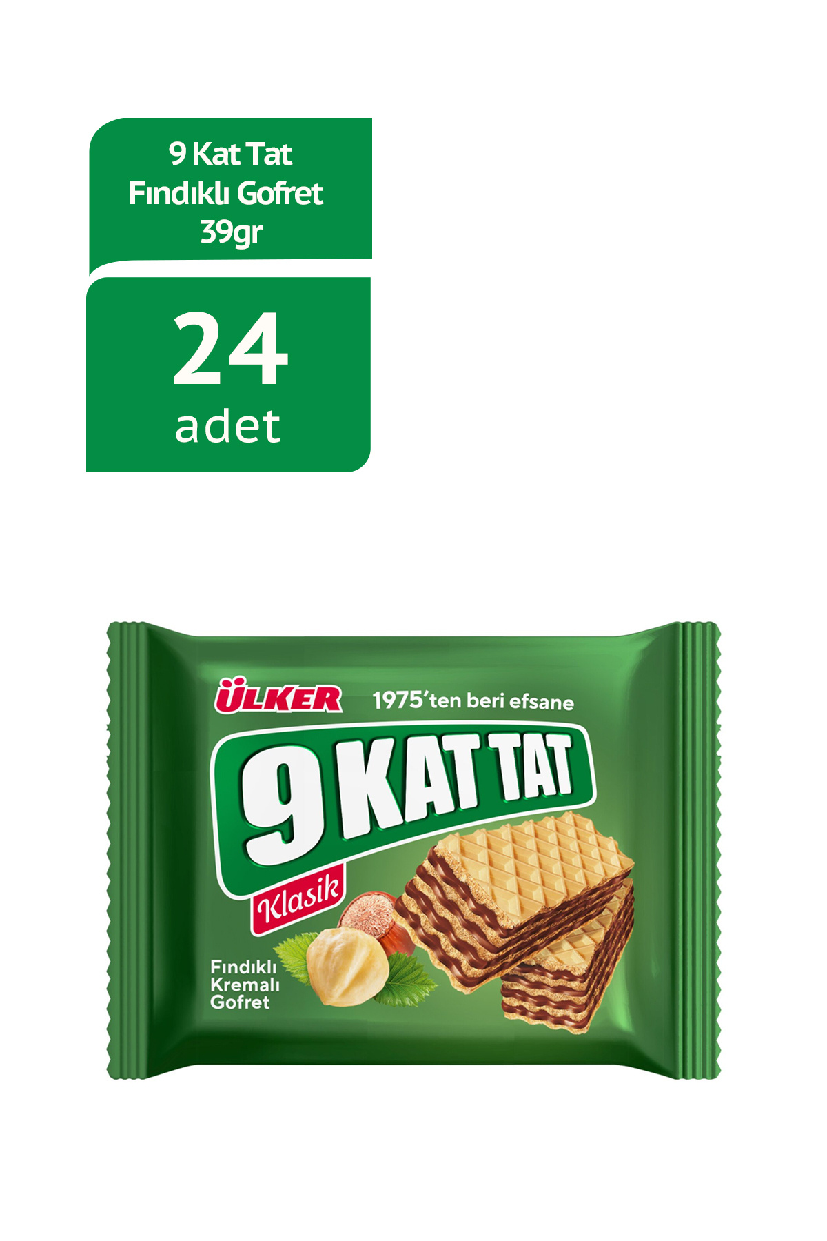 Ülker 9 KAT GOFRET FINDIKLI 39 Gr