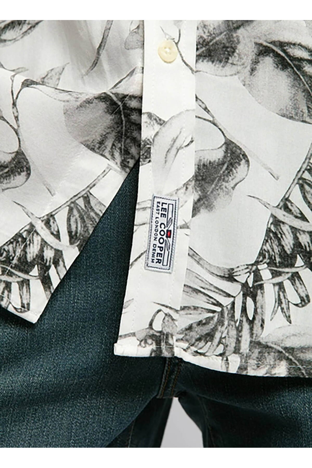 پیراهن مردانه طرح دار آستین کوتاه | لی کوپر Lee Cooper 252 LCM 241022 - تصویر 3