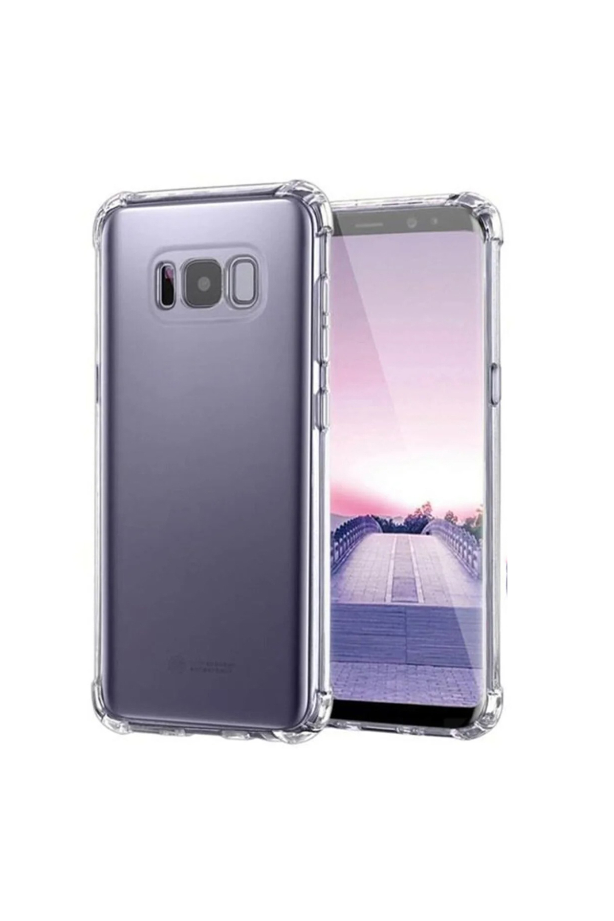 Samsung Galaxy S8 Plus Şeffaf Airbag Antishock Köşe Korumalı Silikon Kılıf