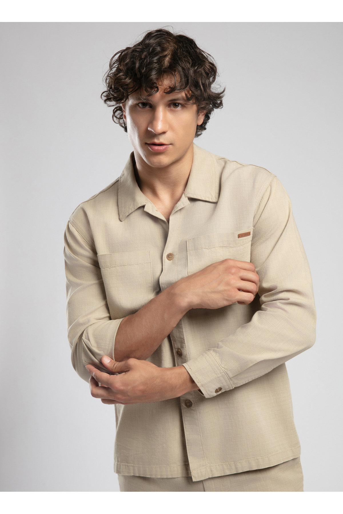 کاپشن مردانه راسته آستین بلند | لی کوپر Lee Cooper 5003260377 - تصویر 2
