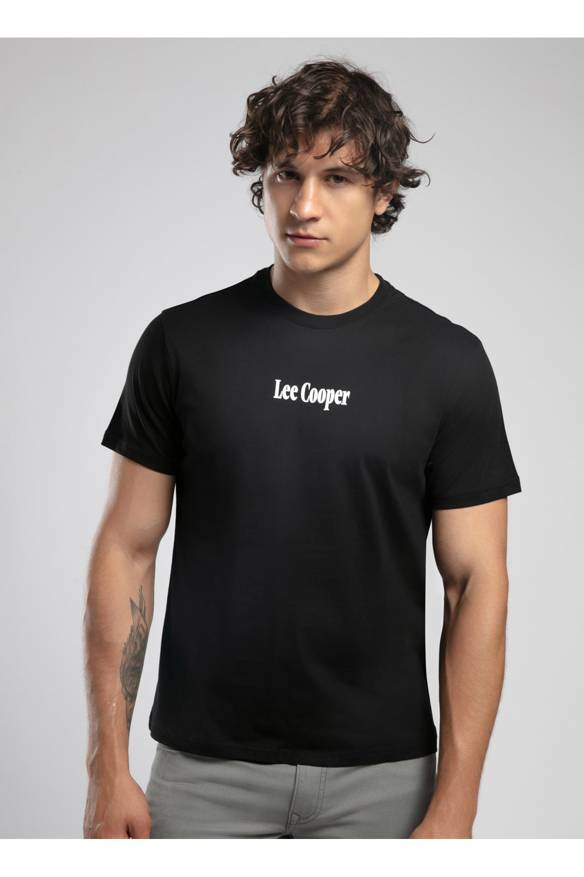 تی شرت مردانه راسته آستین کوتاه | لی کوپر Lee Cooper 252 LCM 242056 - تصویر 2