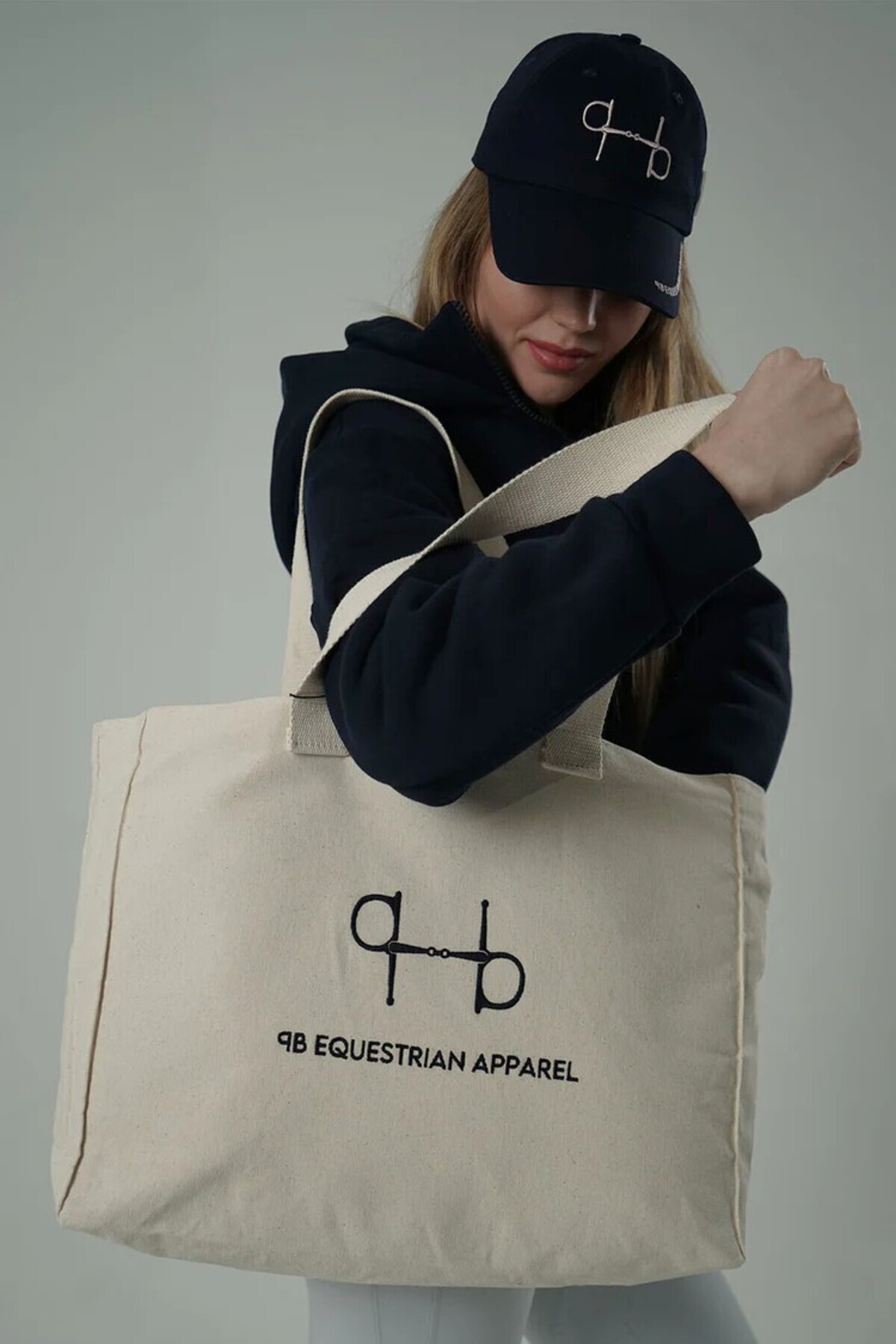 PB EQUESTRIAN APPAREL Kanvas Omuz Çantası görsel 5