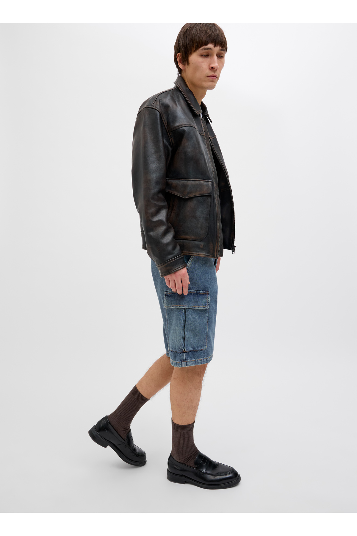 شلوارک مردانه راسته | جک اند جونز Jack & Jones 5003243808 - تصویر 4