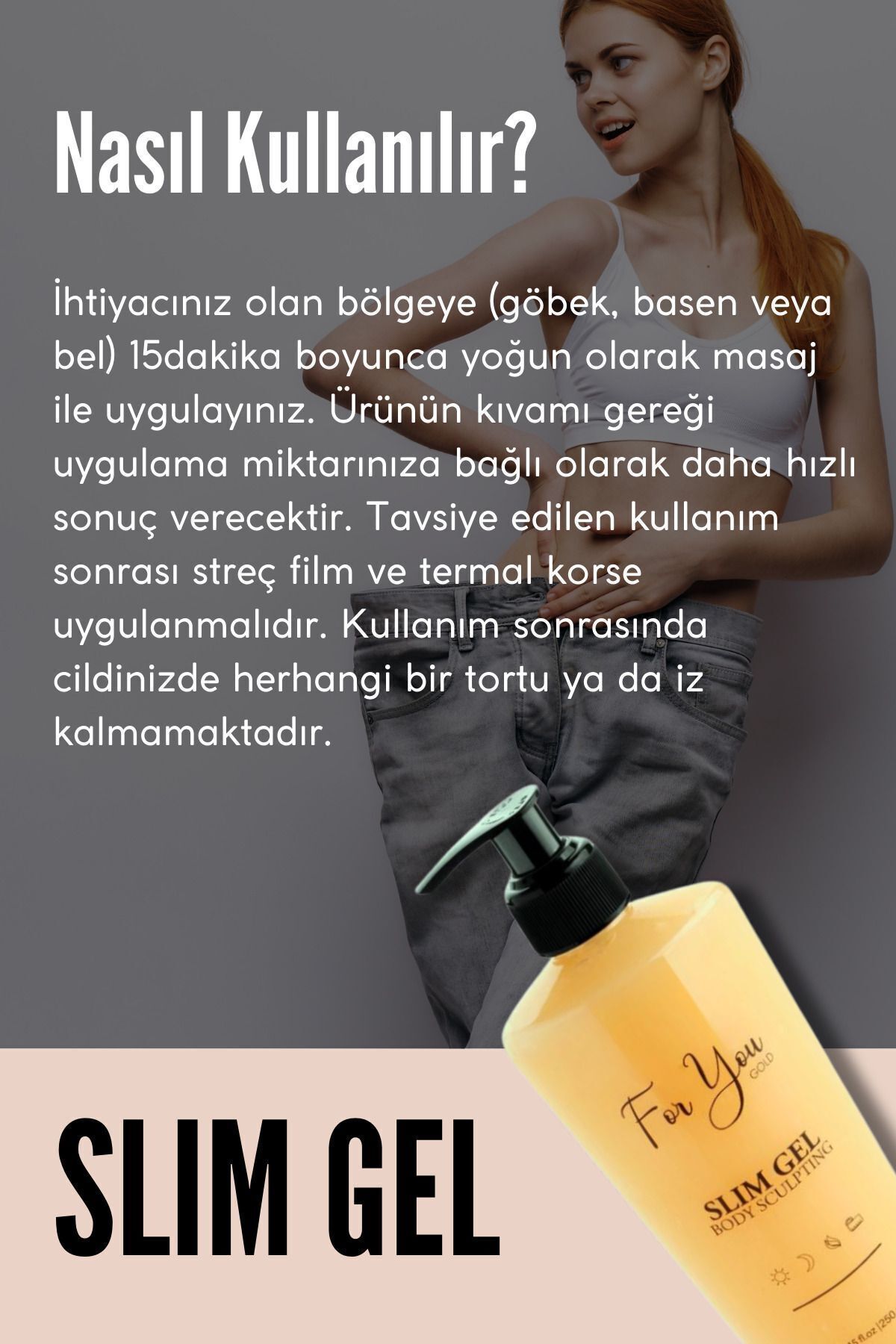 Slim Jel (Slim Gel) Selülit Jeli ve Çatlak Oluşumunu Azaltmaya Yardımcı Çatlak Kremi & Çatlak Seti — slçatlak01 — تصویر 7 از 9