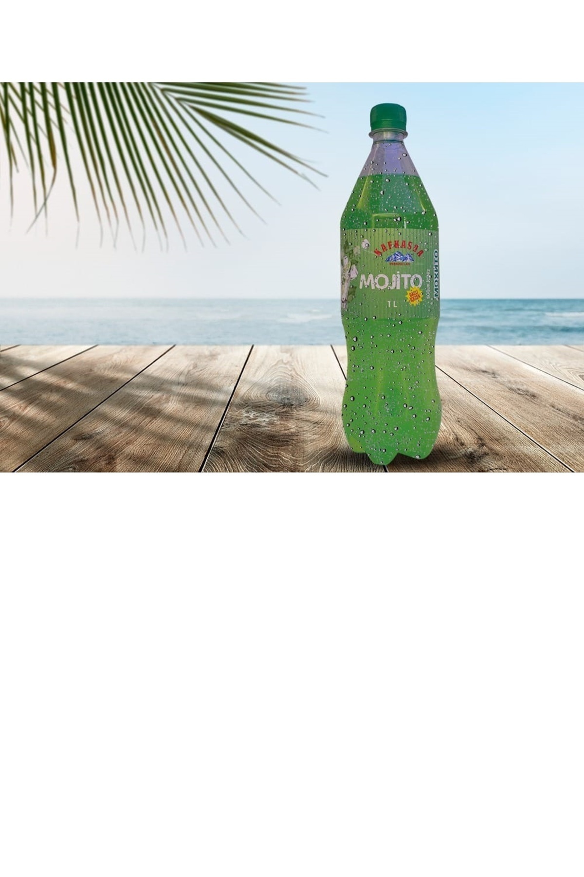 kafkasya meşrubatları Nane ve Limon Aromalı Gazlı İçeceği MOJİTO - Газированный напиток МОХИТО ( 1 Lt X 1 Adet )