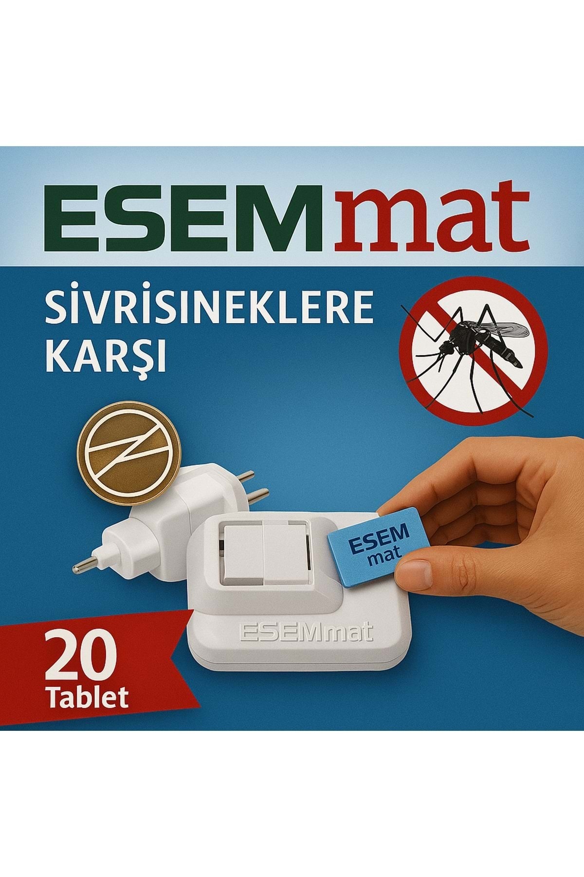 Esemmat Sivrisinek Kovucu Tablet 20Lİ