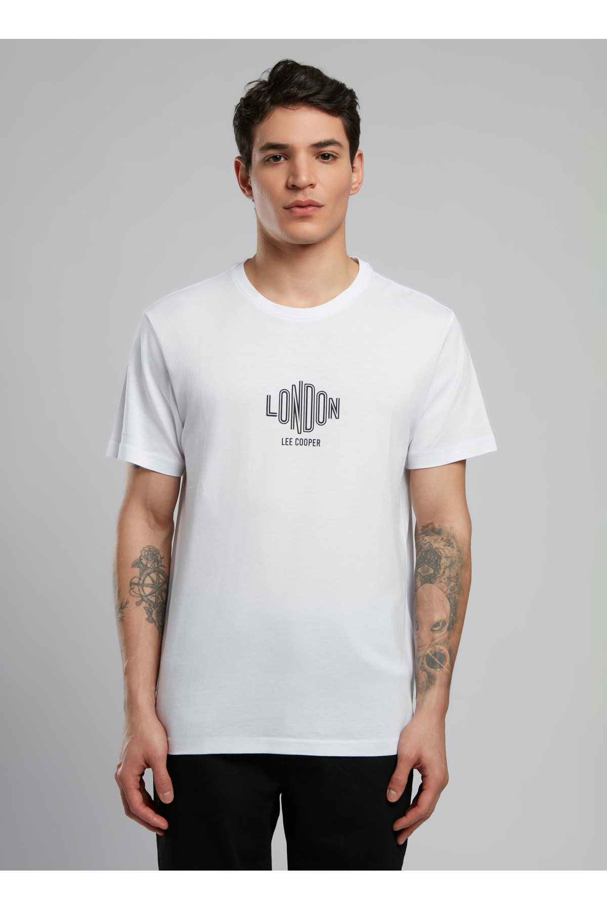 تی شرت مردانه طرح دار آستین کوتاه | لی کوپر Lee Cooper 252 LCM 242022 - تصویر 2