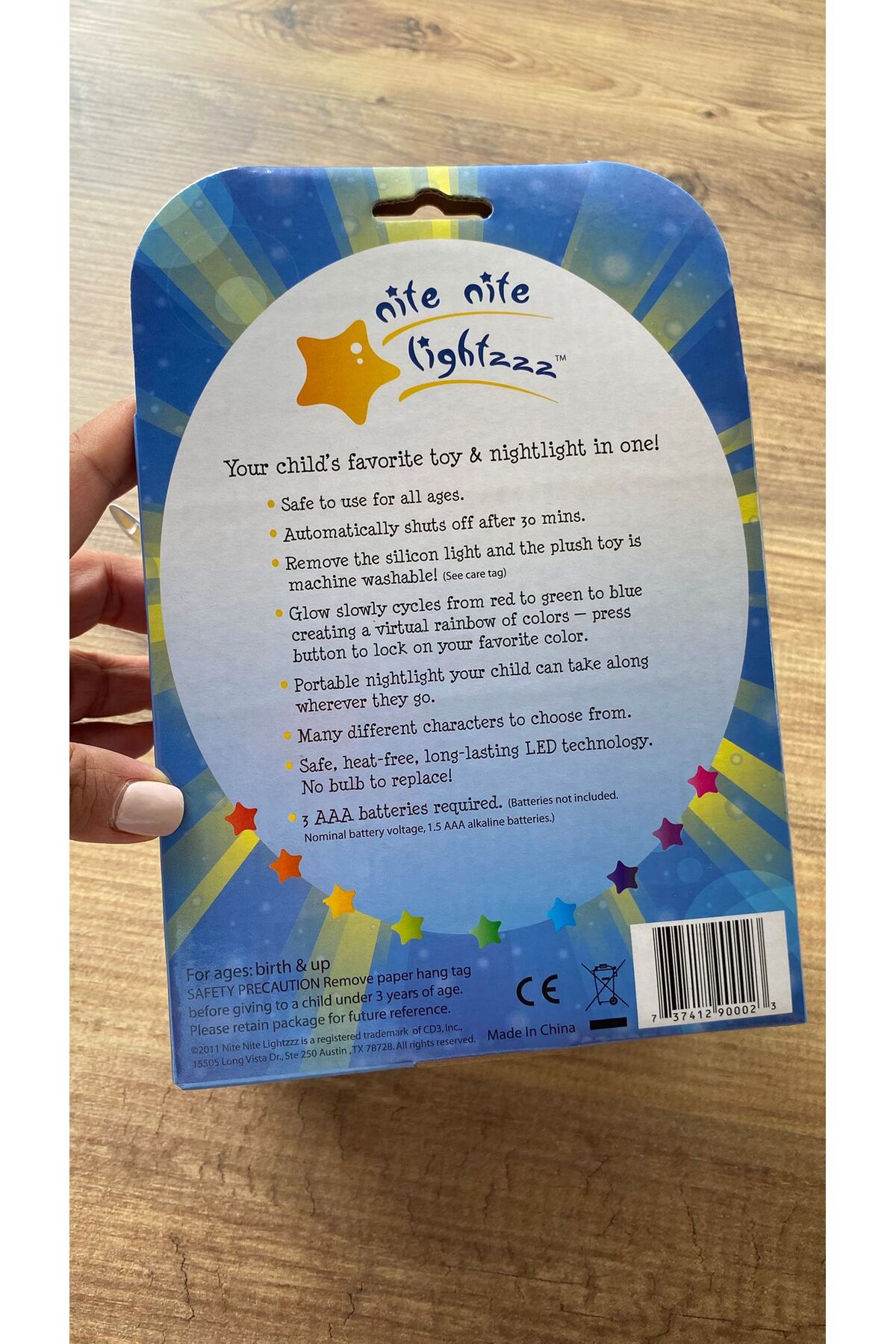 Nite Nite Lightzzz Uyku Arkadaşı Puppy Toby, Bebek Hediyesi, Yeni Doğan, Doğum Günü fotoğrafı 3 (önizleme)