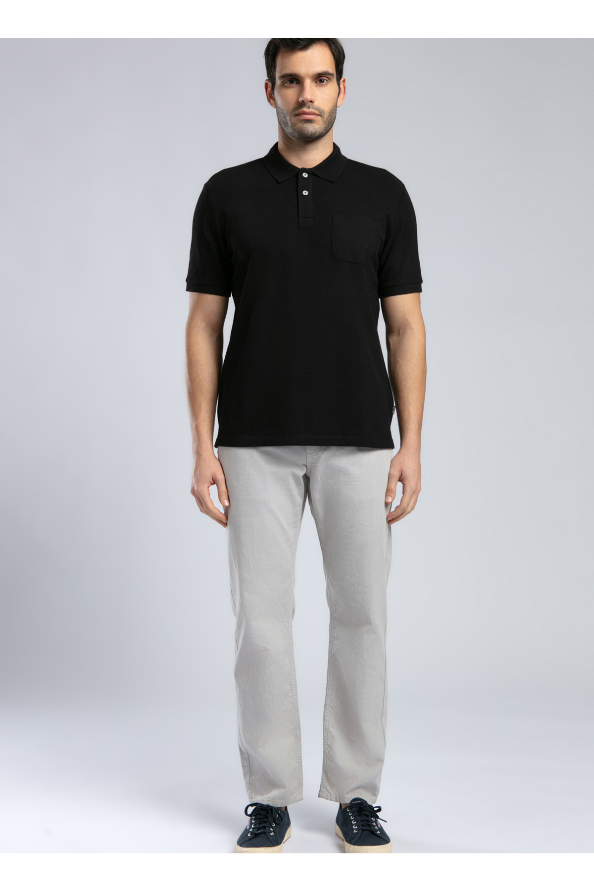 لی کوپر تی‌شرت پولو مردانه مشکی ۲۵۲ LCM 242014 ROLAN BLACK
