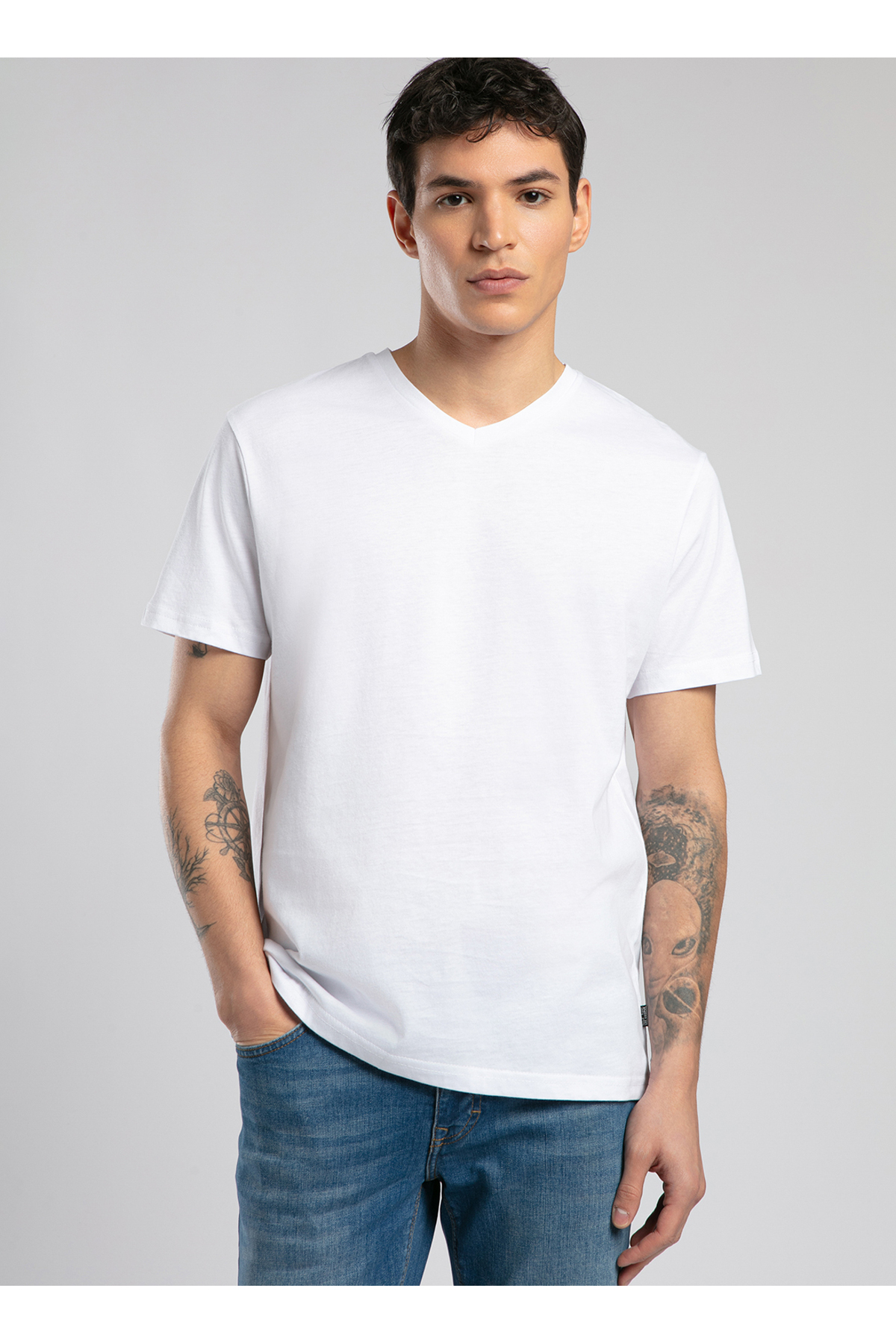تی شرت مردانه راسته آستین کوتاه | لی کوپر Lee Cooper 252 LCM 242004 - تصویر 2