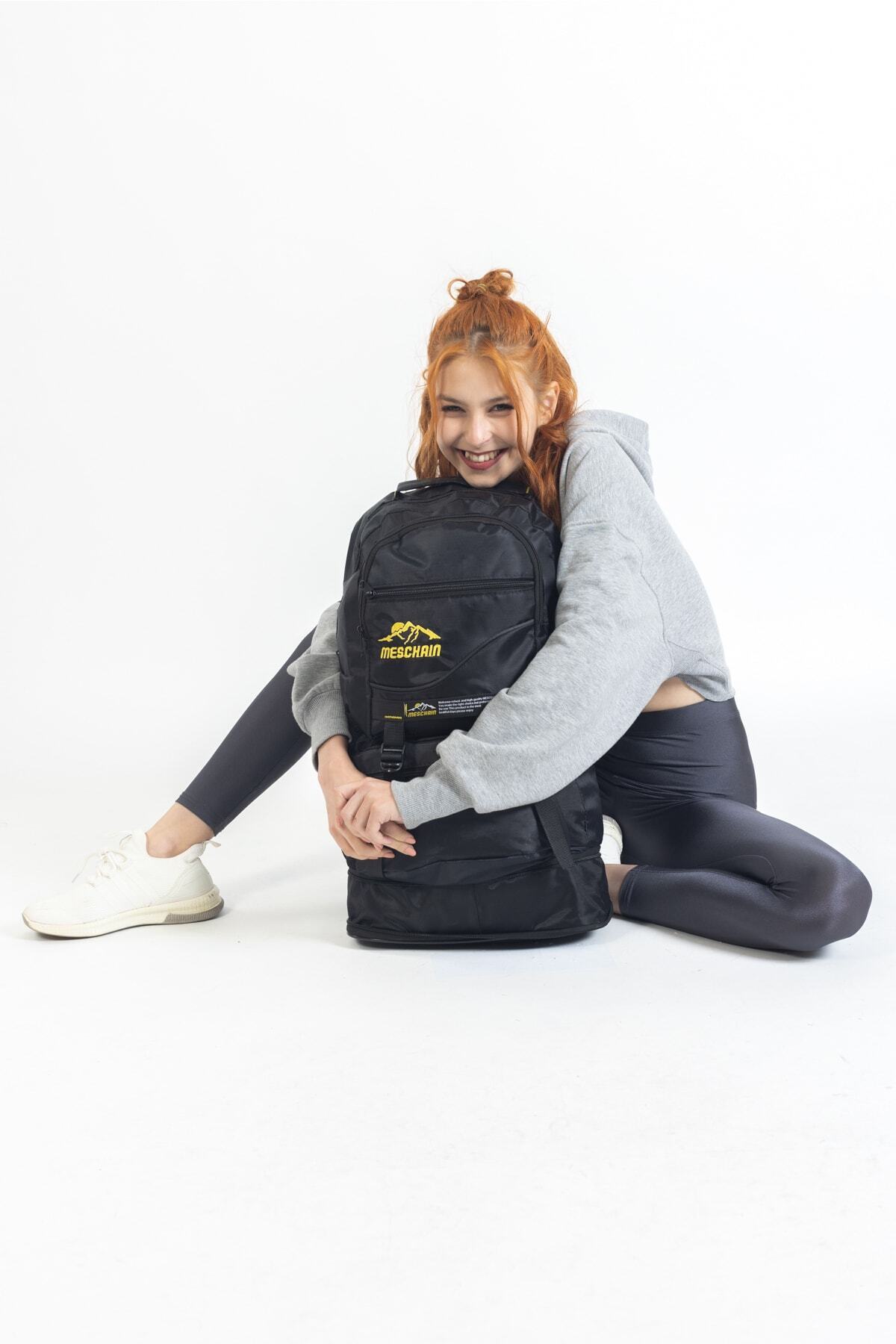 MESCHAIN  55 10 Litre Körüklü Dağcı Deprem Sırt Çantası Su Geçirmez Çok Gözlü Kampçı Seyahat Outdoor Çanta - Görsel 6