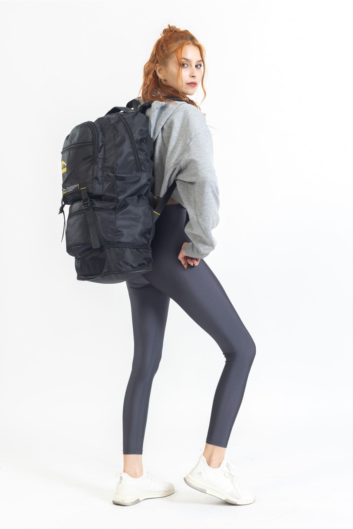 MESCHAIN  55 10 Litre Körüklü Dağcı Deprem Sırt Çantası Su Geçirmez Çok Gözlü Kampçı Seyahat Outdoor Çanta - Görsel 4